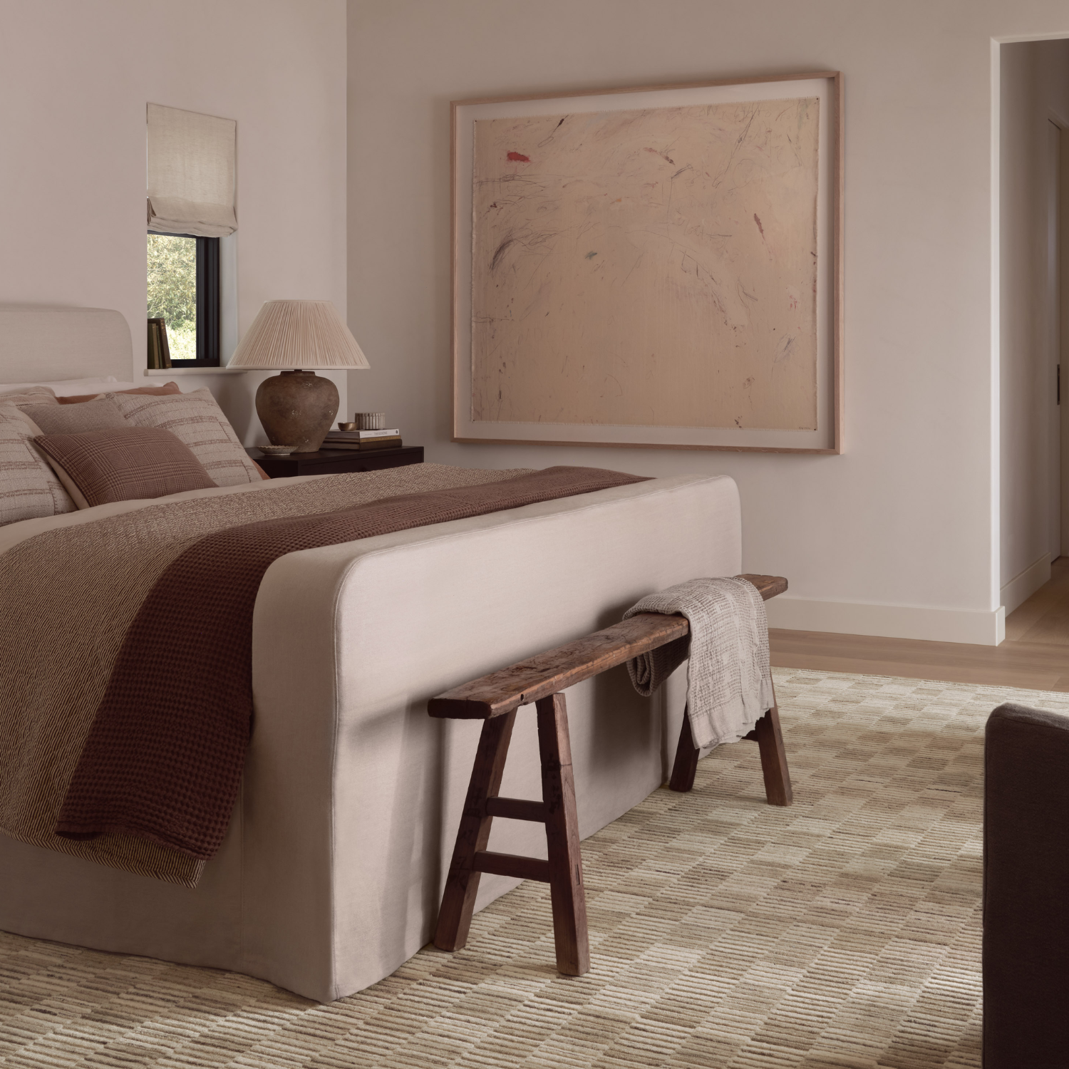 Amber Lewis x Loloi Marlowe Natural/ Sand Wool Blend Rug