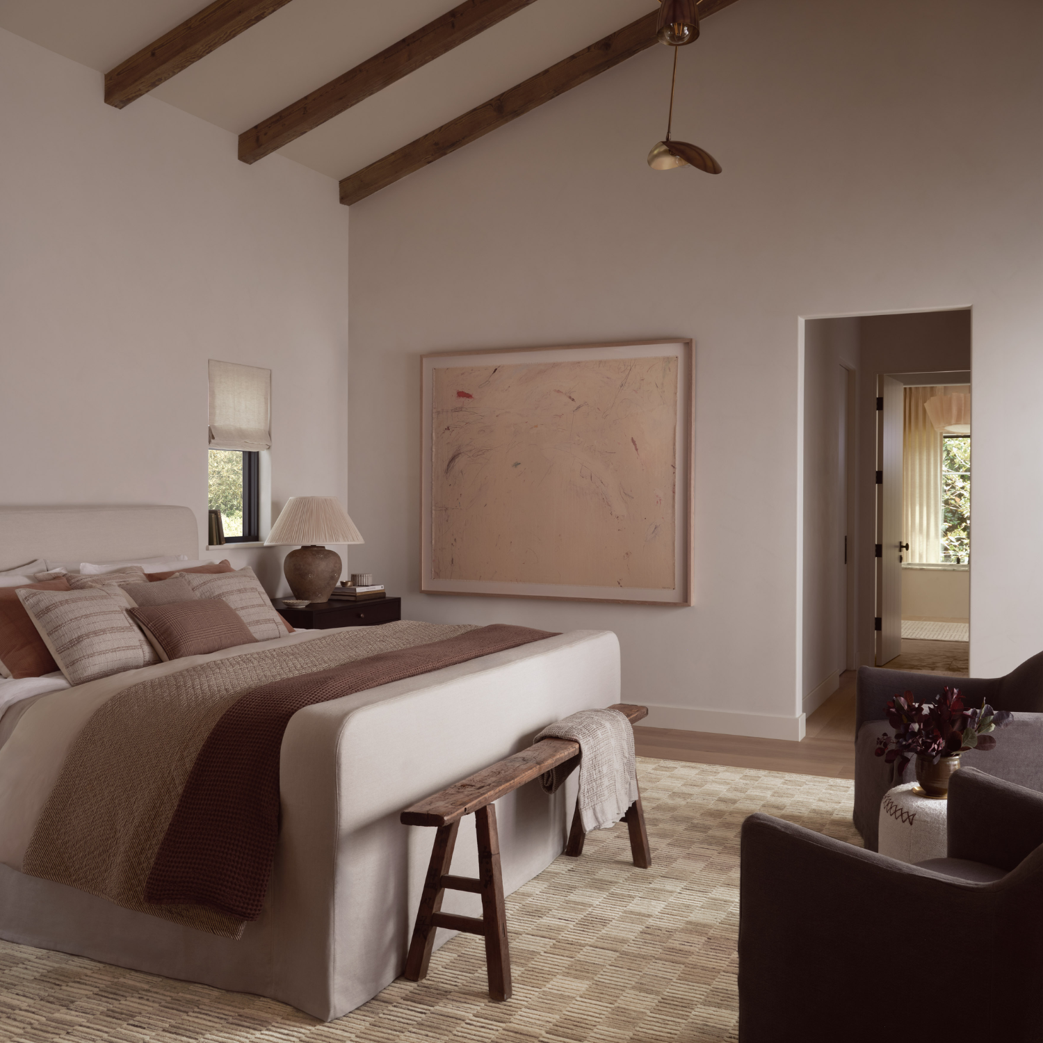 Amber Lewis x Loloi Marlowe Natural/ Sand Wool Blend Rug