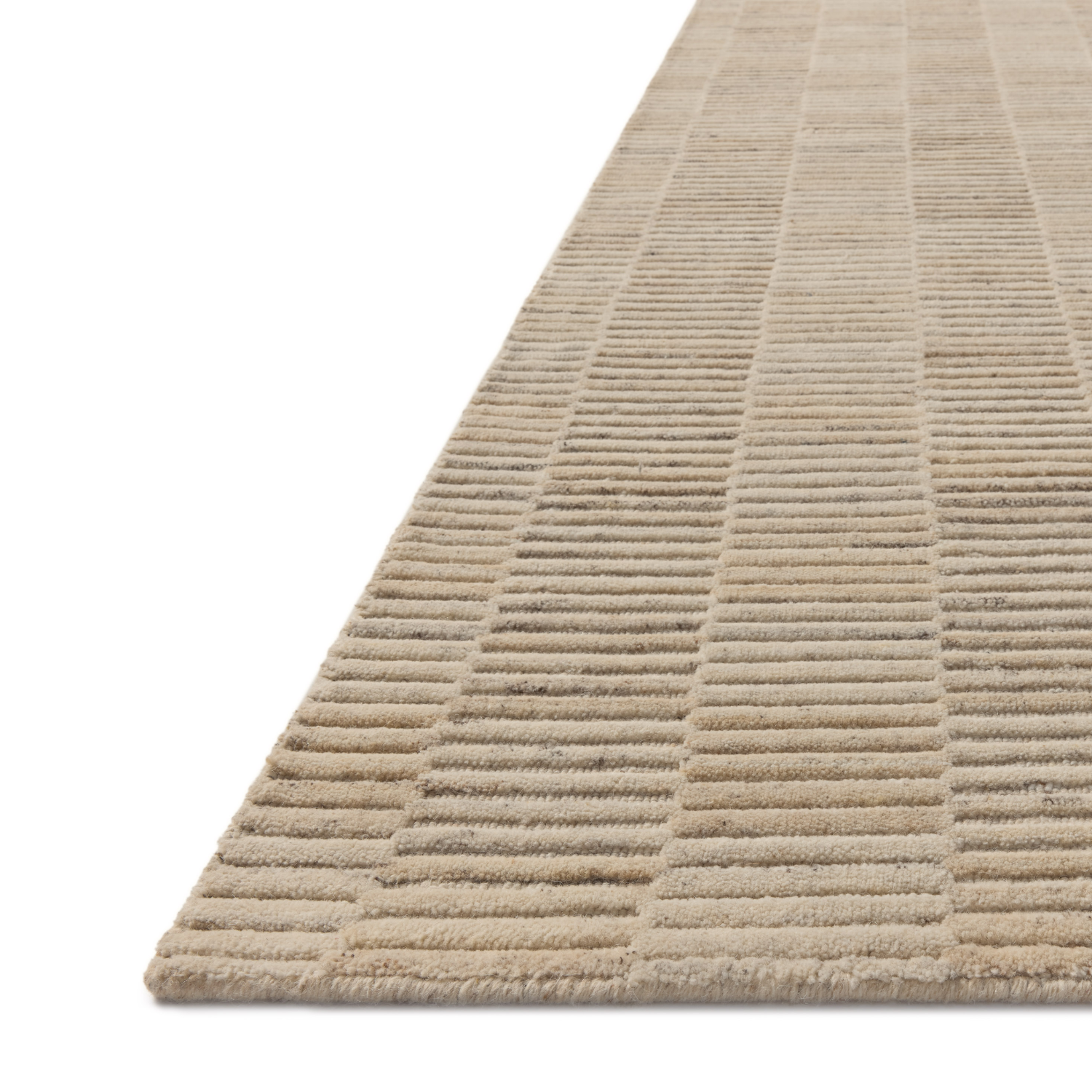 Amber Lewis x Loloi Marlowe Natural/ Sand Wool Blend Rug