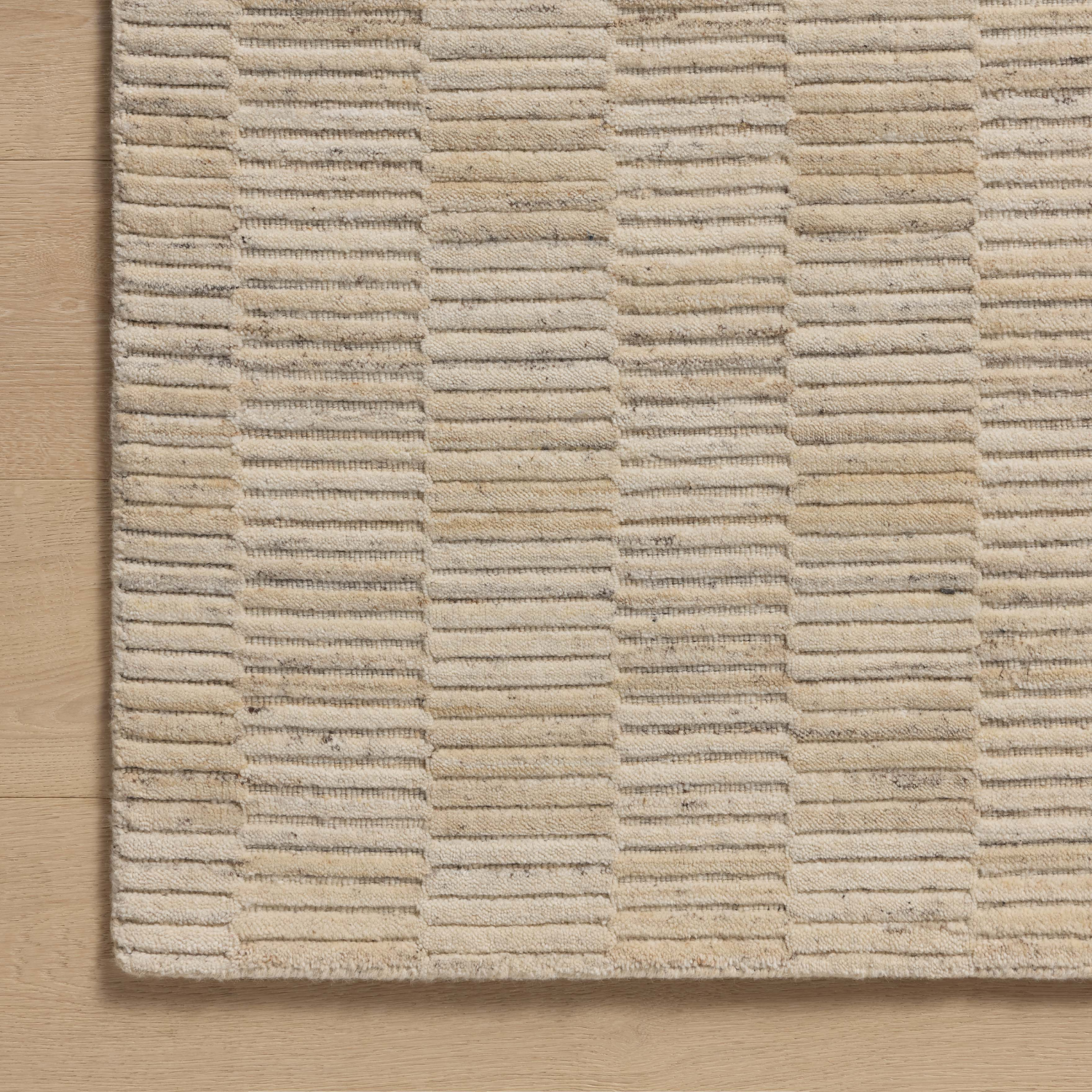 Amber Lewis x Loloi Marlowe Natural/ Sand Wool Blend Rug