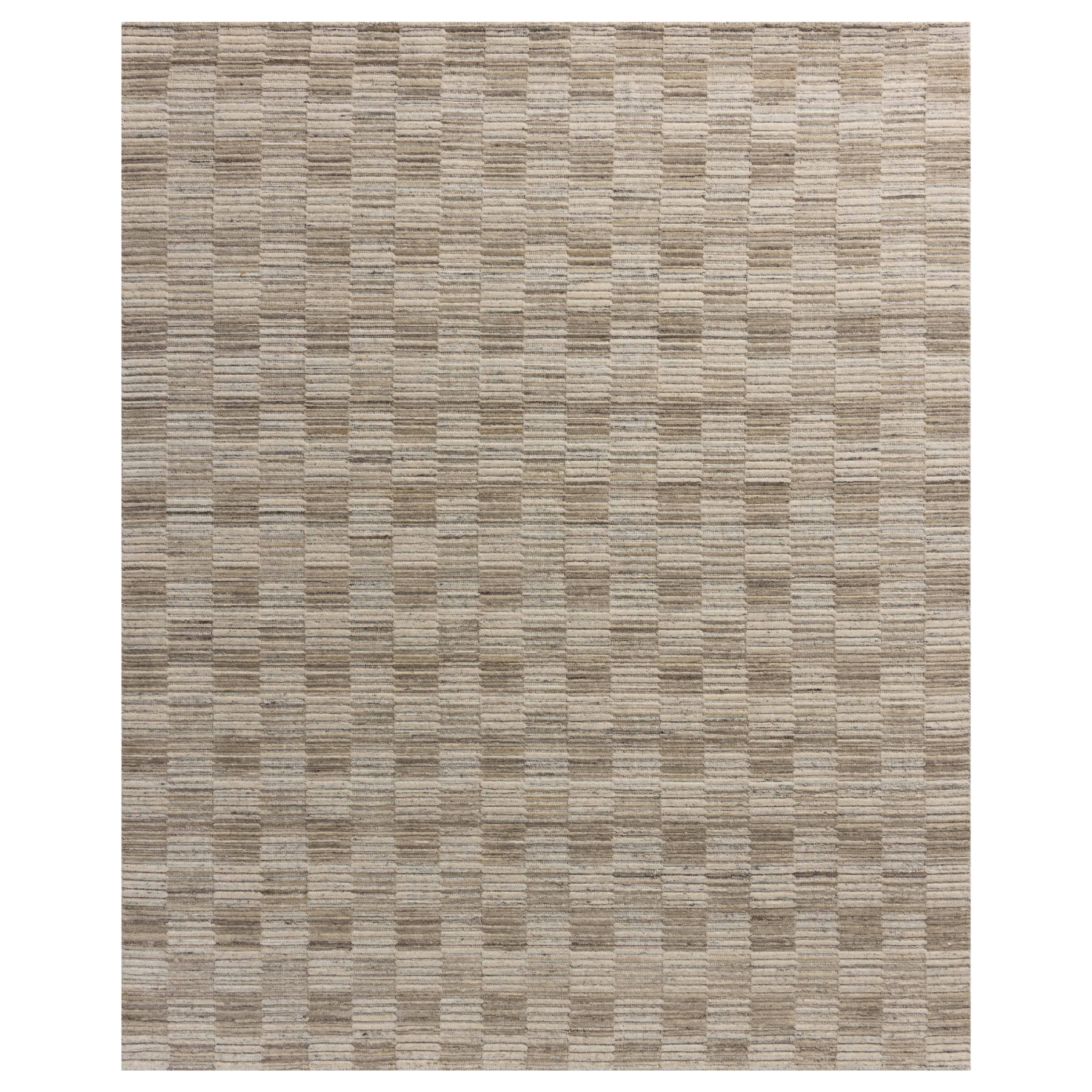 Amber Lewis x Loloi Marlowe Stone/ Fog Wool Blend Rug