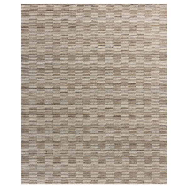 Amber Lewis x Loloi Marlowe Stone/ Fog Wool Blend Rug