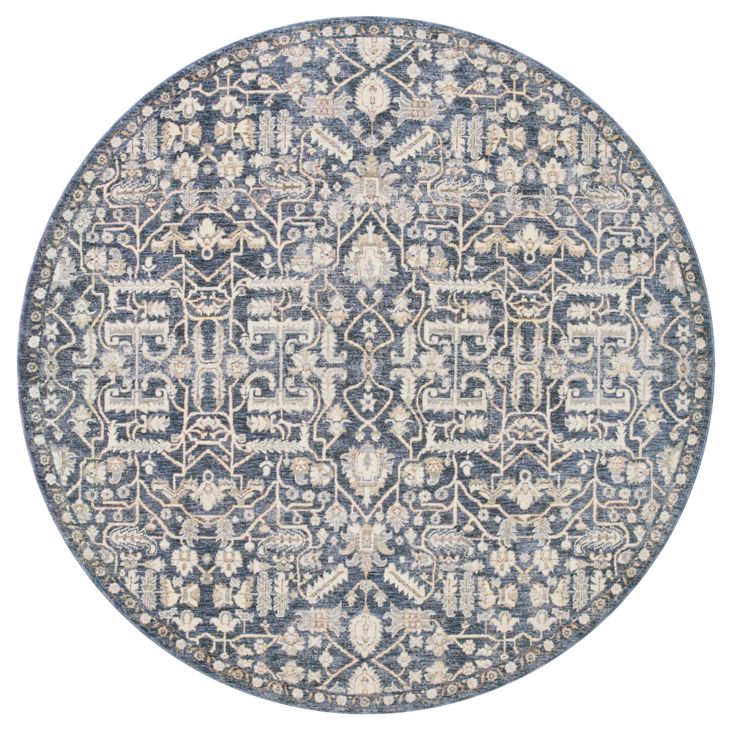 Amber Lewis x Loloi Zuma Blue/ Ivory Rug