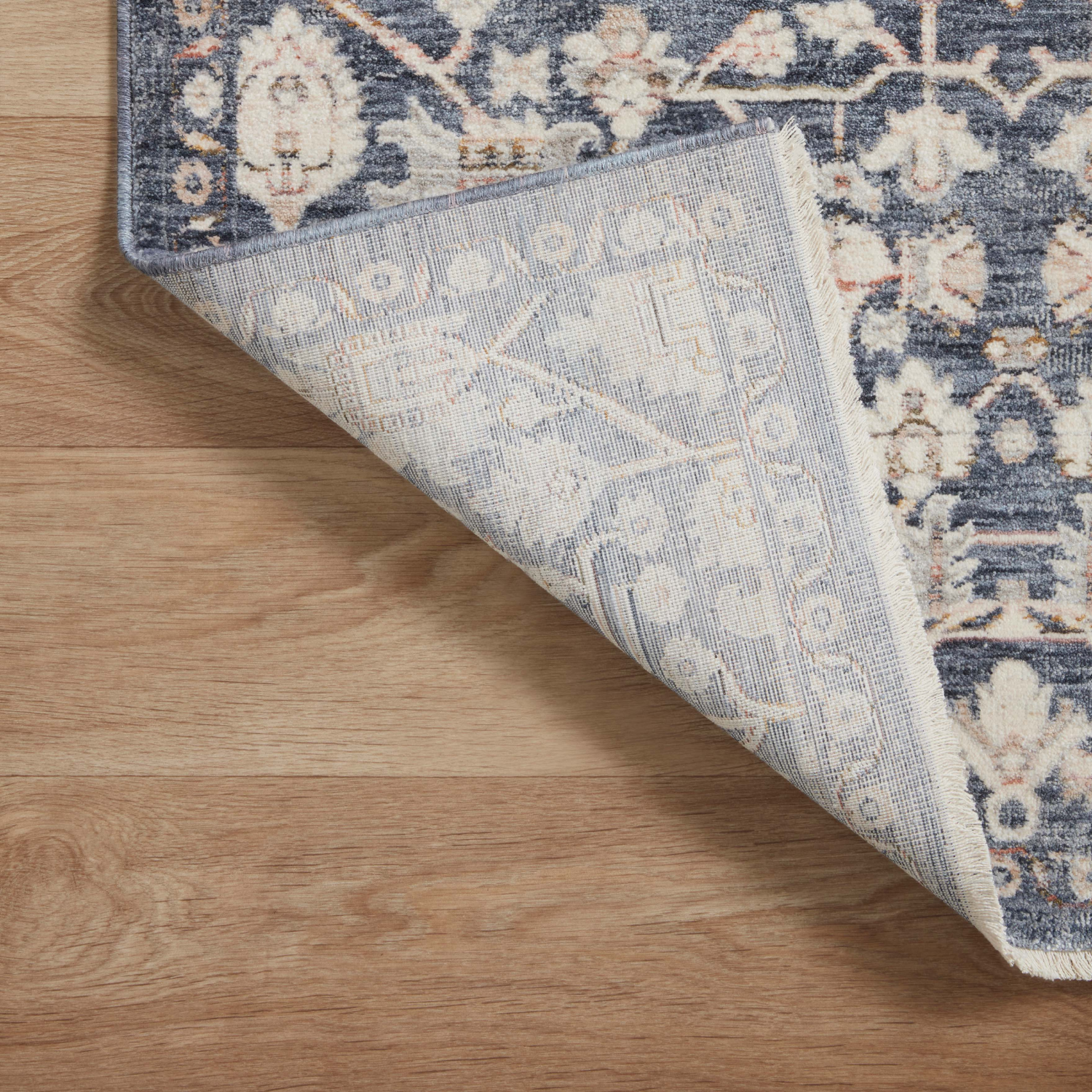 Amber Lewis x Loloi Zuma Blue/ Ivory Rug
