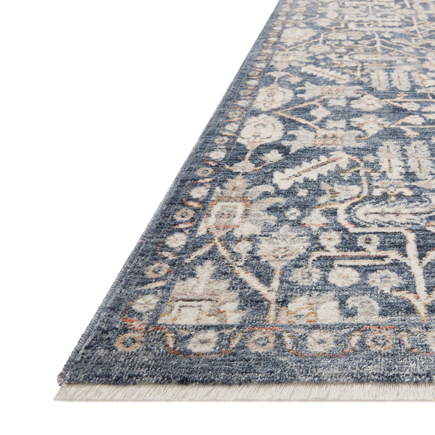 Amber Lewis x Loloi Zuma Blue/ Ivory Rug