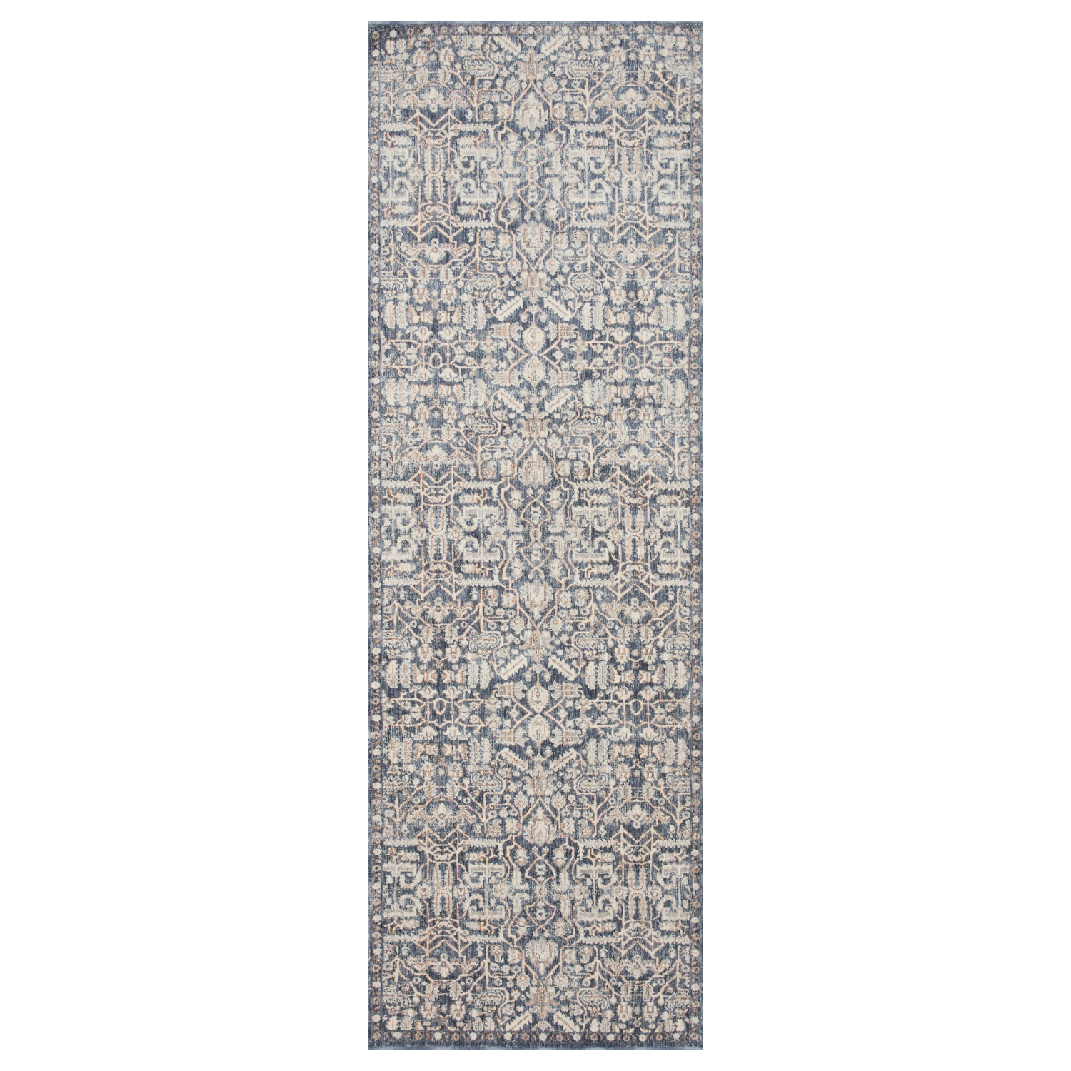 Amber Lewis x Loloi Zuma Blue/ Ivory Rug