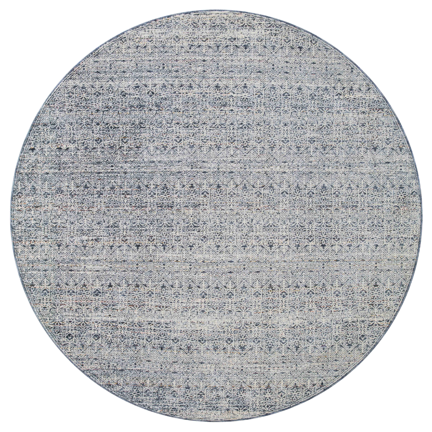 Amber Lewis x Loloi Zuma Denim/ Ivory Rug