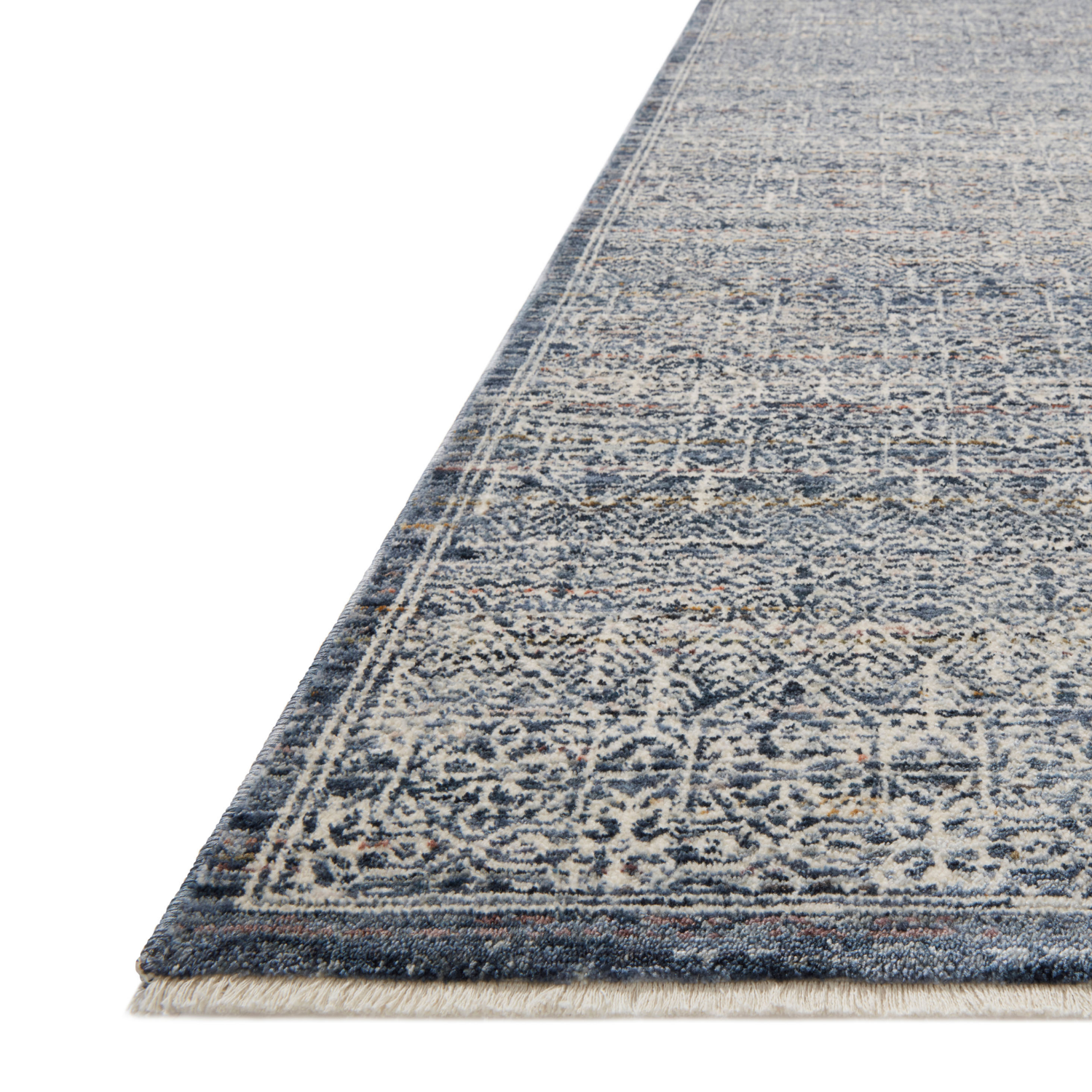 Amber Lewis x Loloi Zuma Denim/ Ivory Rug