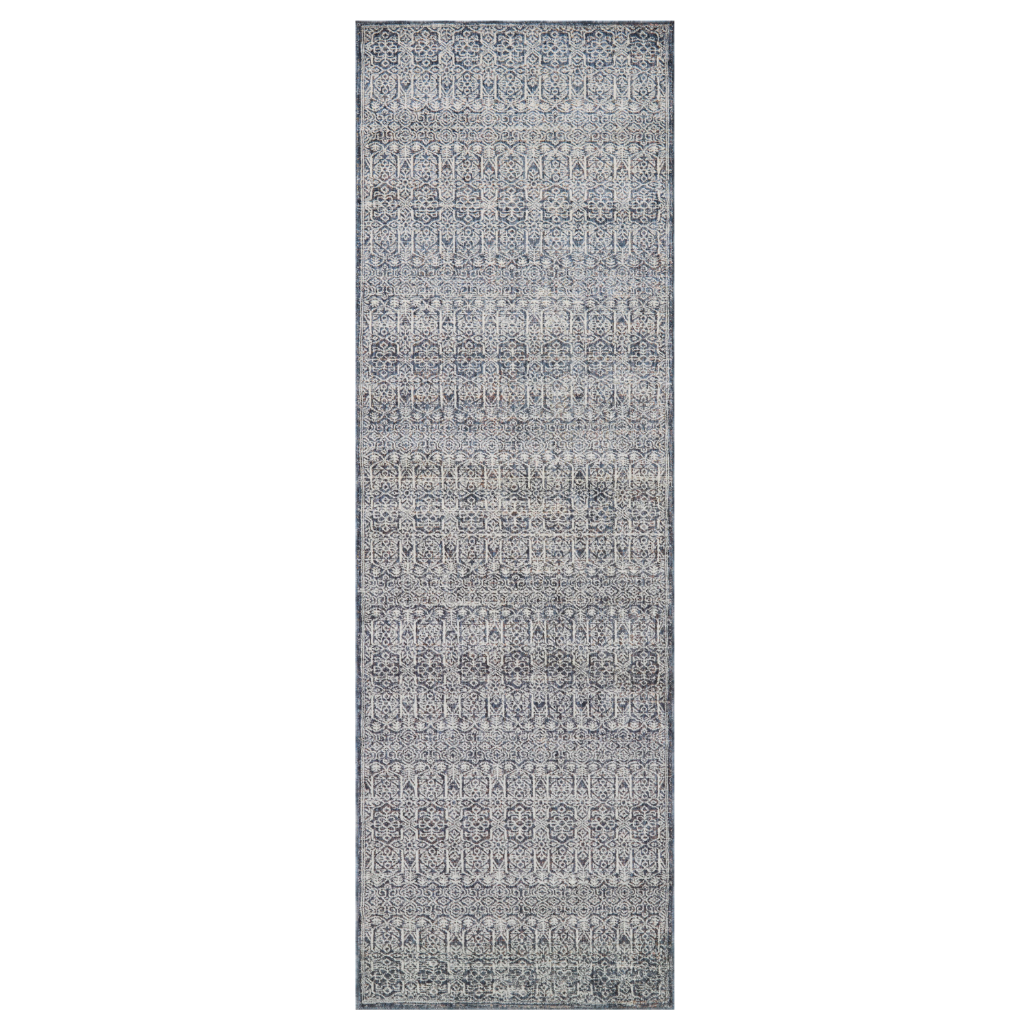 Amber Lewis x Loloi Zuma Denim/ Ivory Rug