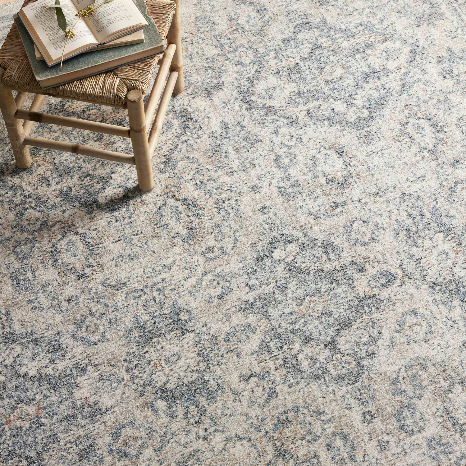 Amber Lewis x Loloi Zuma Pebble/ Stone Rug