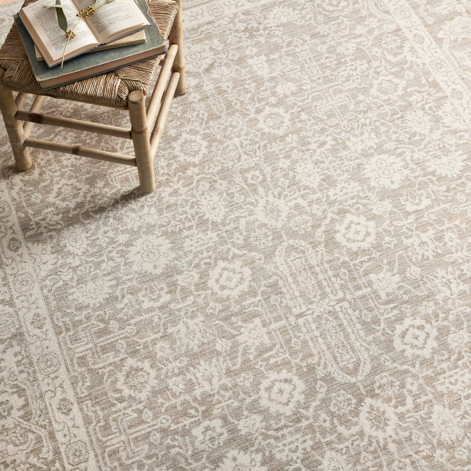 Amber Lewis x Loloi Zuma Sand/ Stone Rug