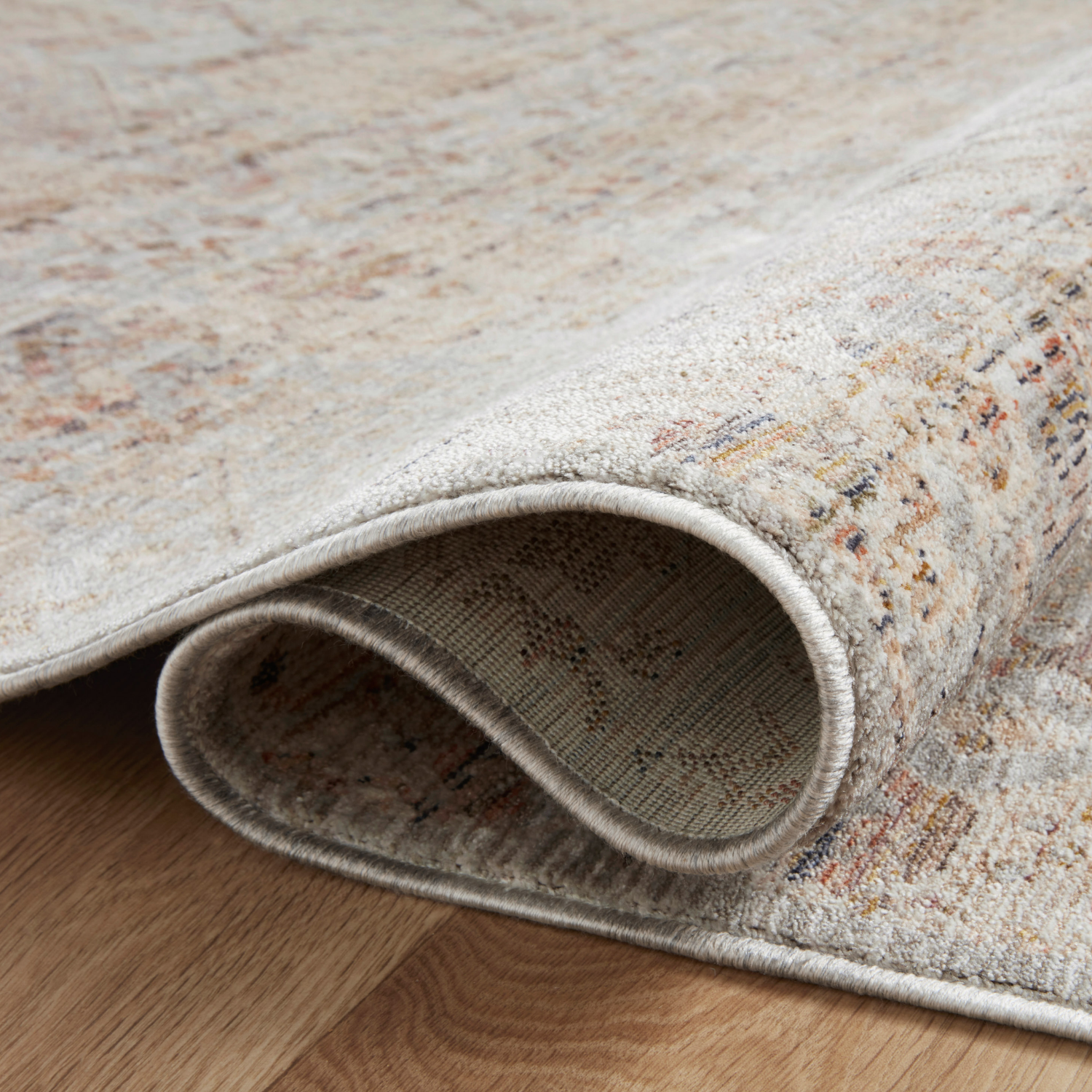 Amber Lewis x Loloi Zuma Silver/ Multi Rug