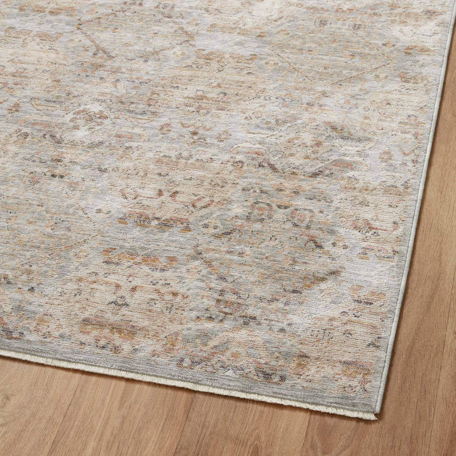Amber Lewis x Loloi Zuma Silver/ Multi Rug