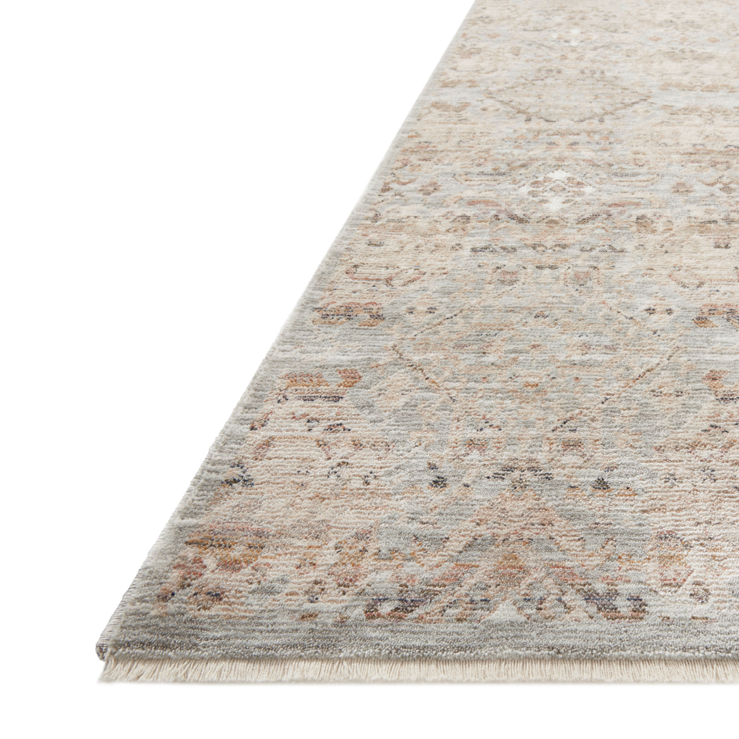 Amber Lewis x Loloi Zuma Silver/ Multi Rug