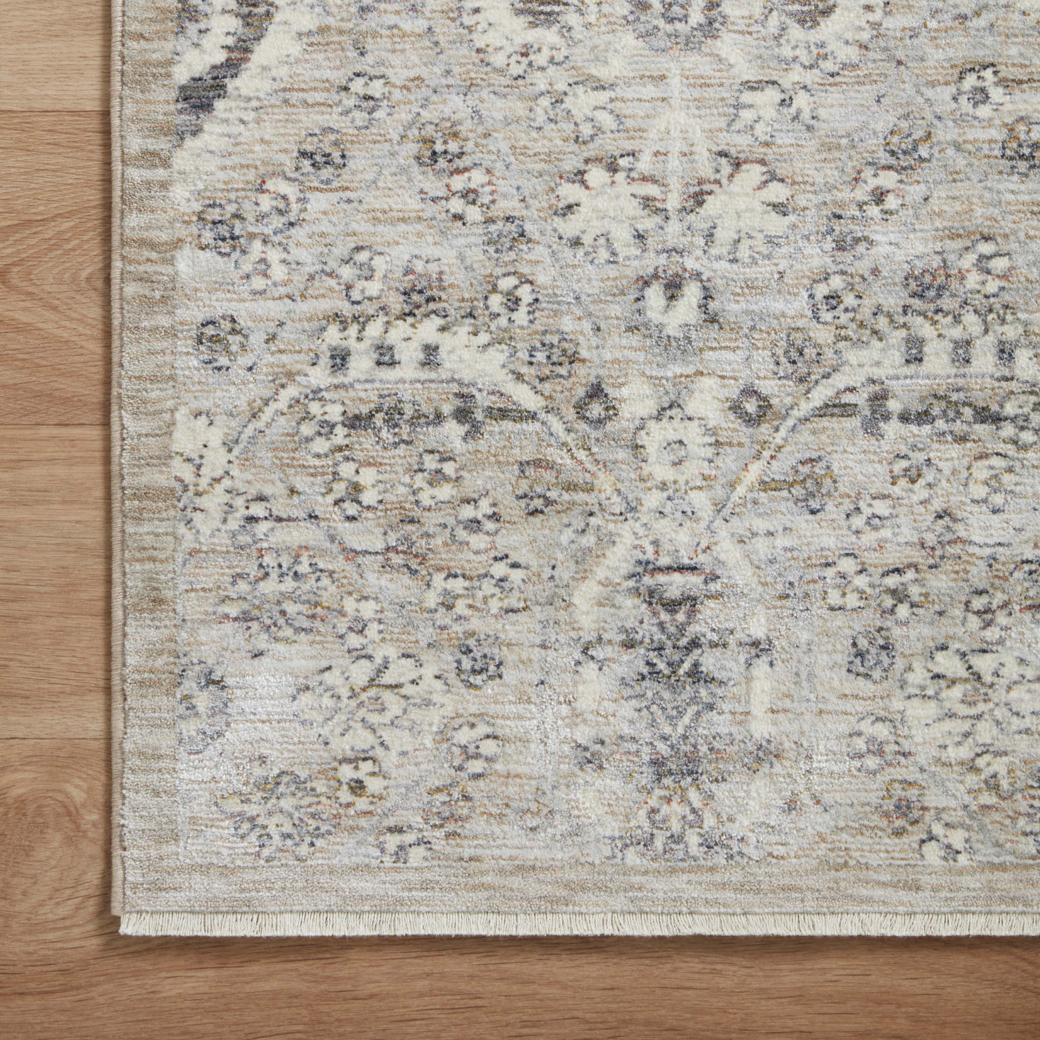 Amber Lewis x Loloi Zuma Silver/ Sky Rug