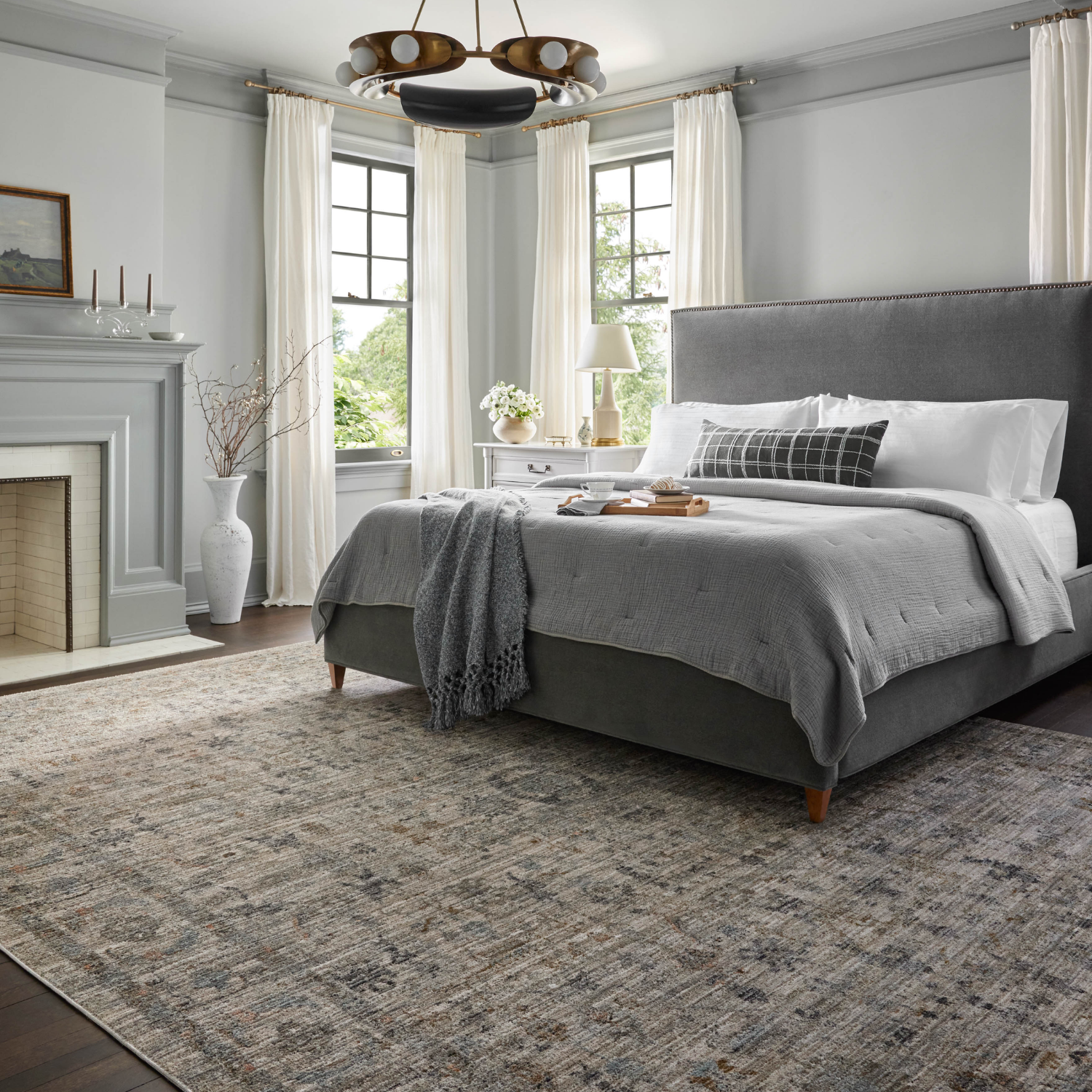 Jean Stoffer X Loloi Katherine Beige/ Mist Rug