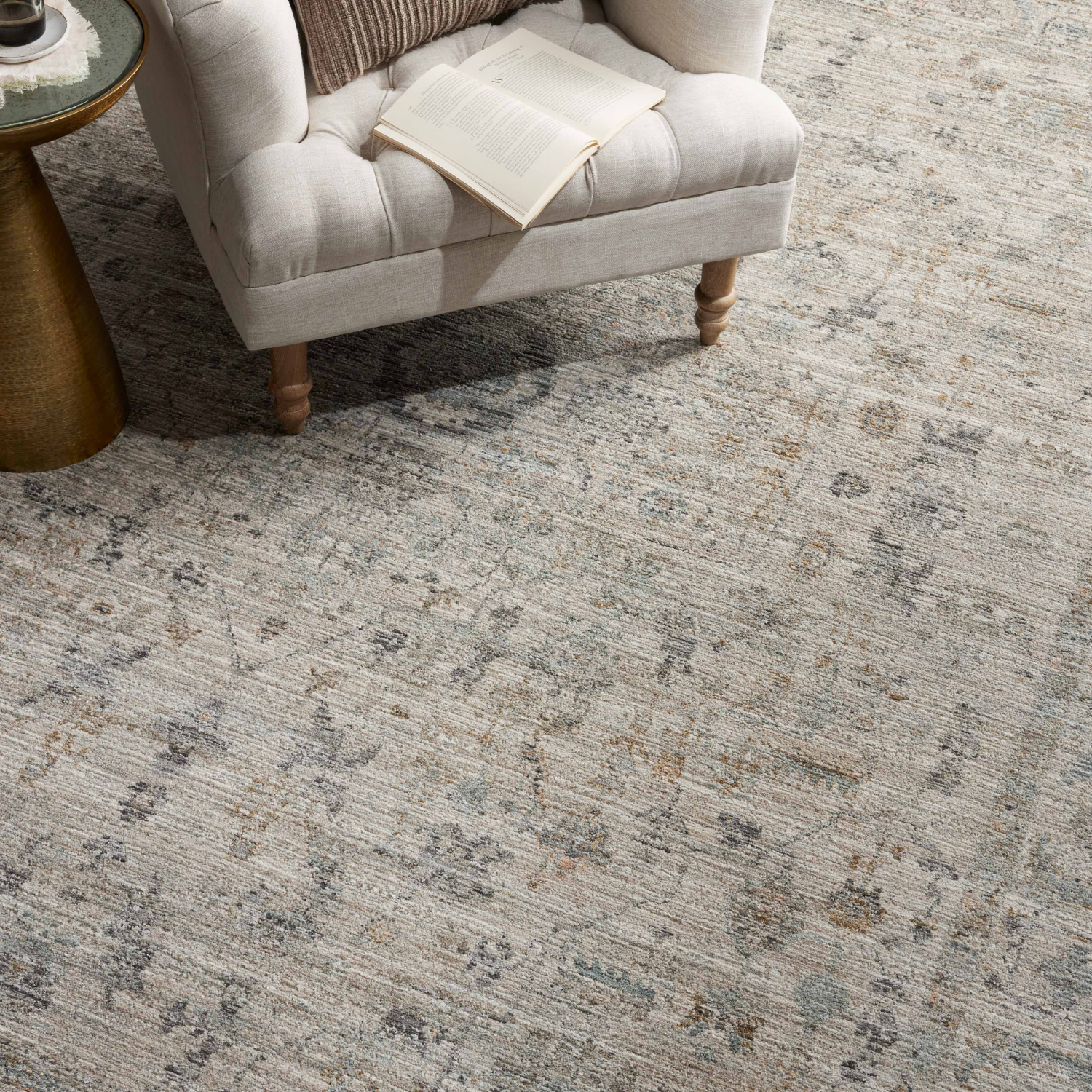 Jean Stoffer X Loloi Katherine Beige/ Mist Rug