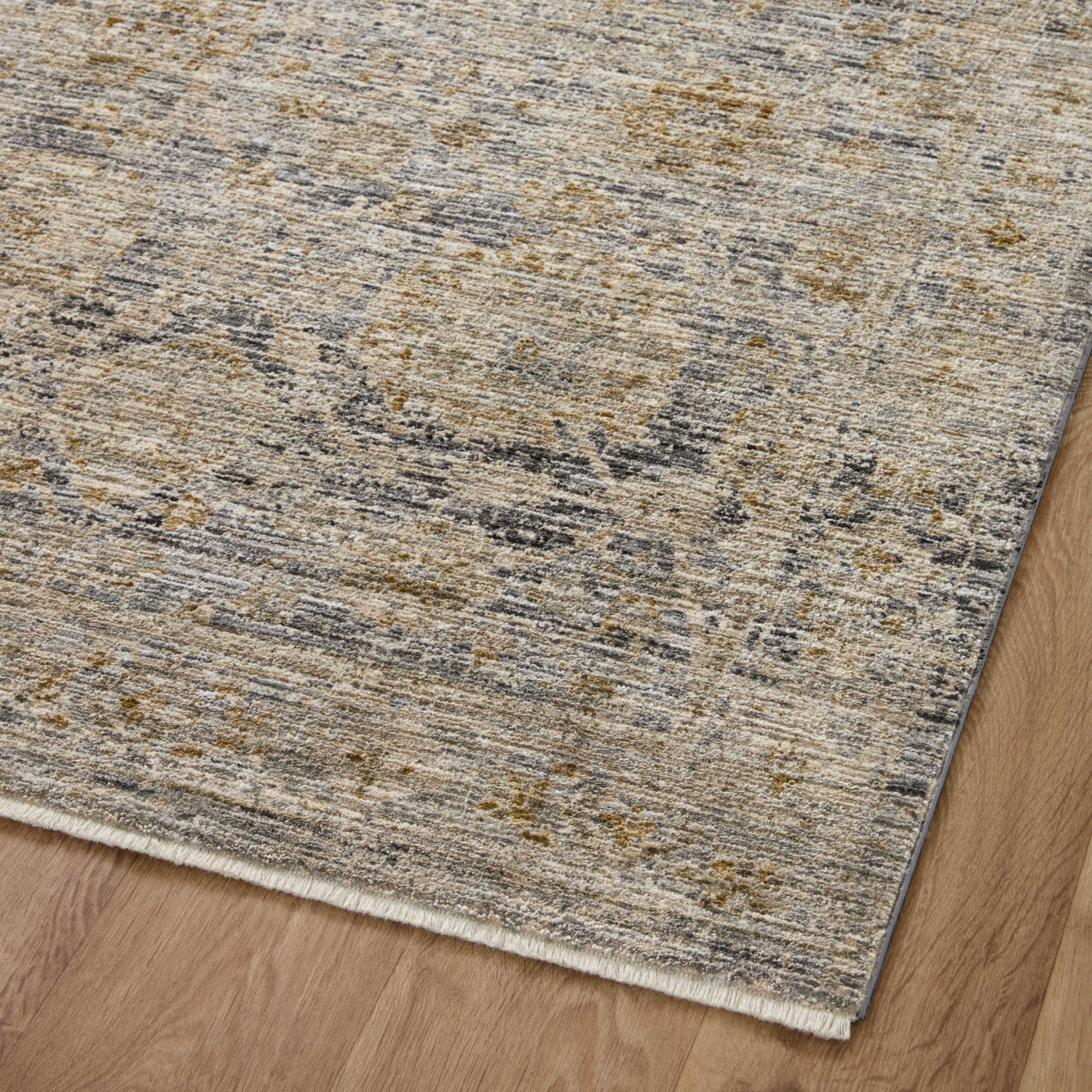 Jean Stoffer X Loloi Katherine Charcoal/ Gold Rug