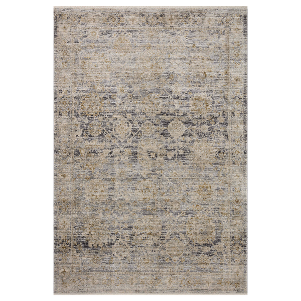 Jean Stoffer X Loloi Katherine Charcoal/ Gold Rug