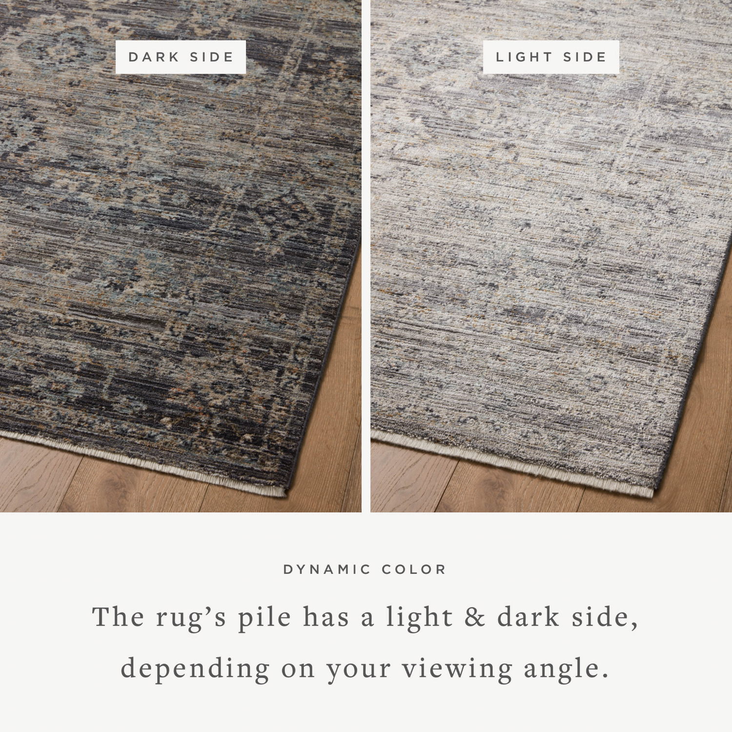Jean Stoffer X Loloi Katherine Graphite/ Jade Rug