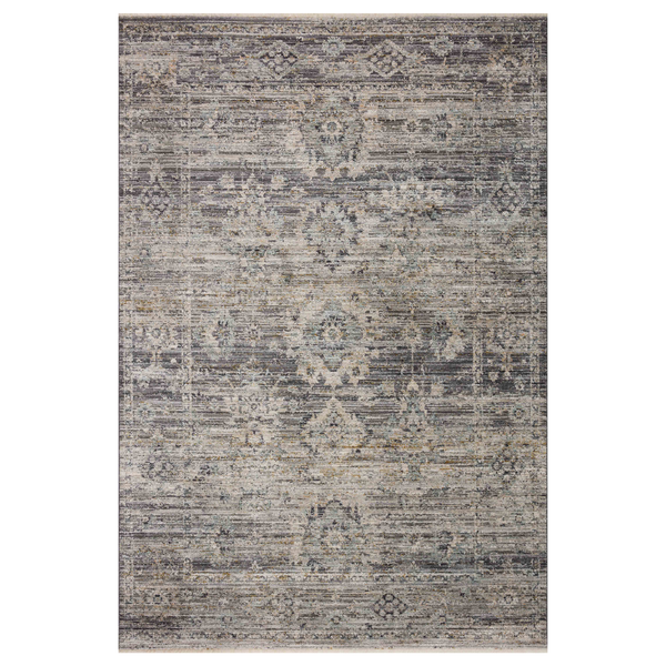 Jean Stoffer X Loloi Katherine Graphite/ Jade Rug