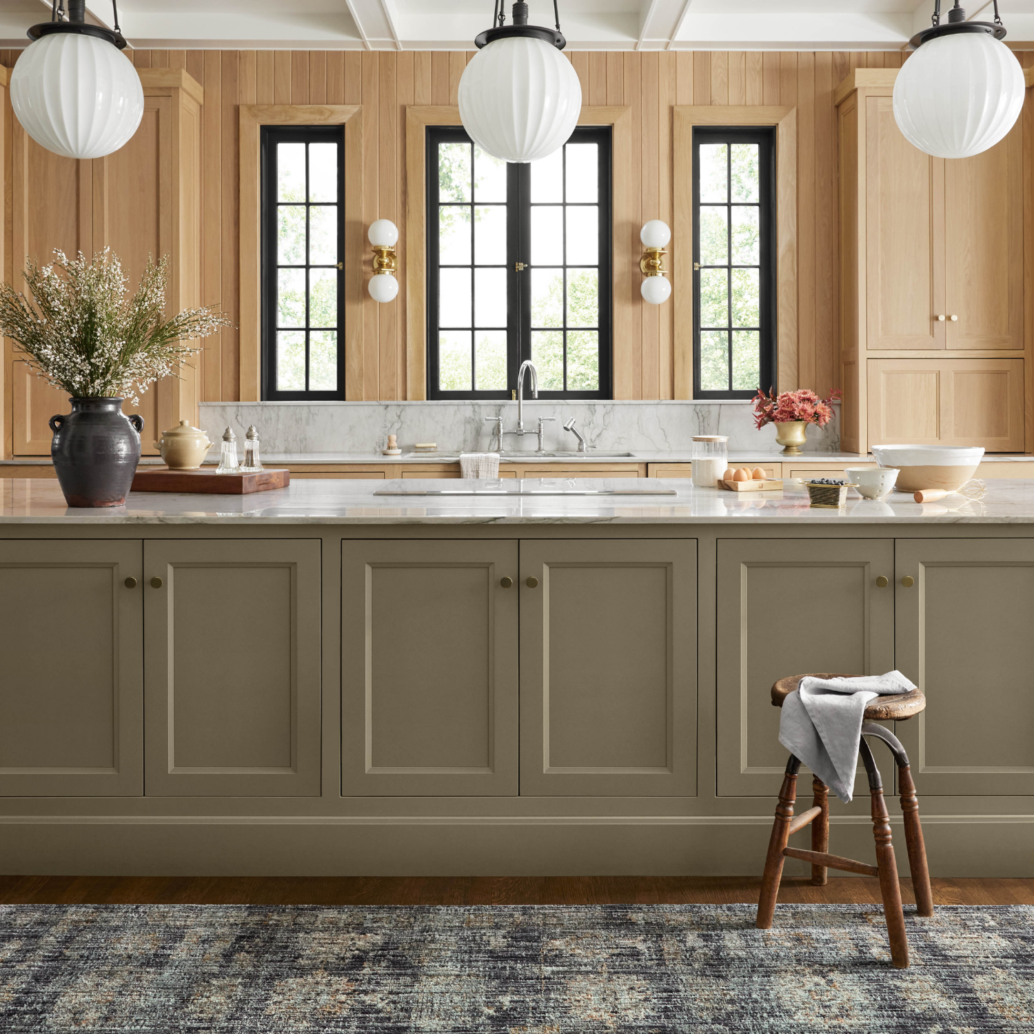 Jean Stoffer X Loloi Katherine Ink/ Jade Rug