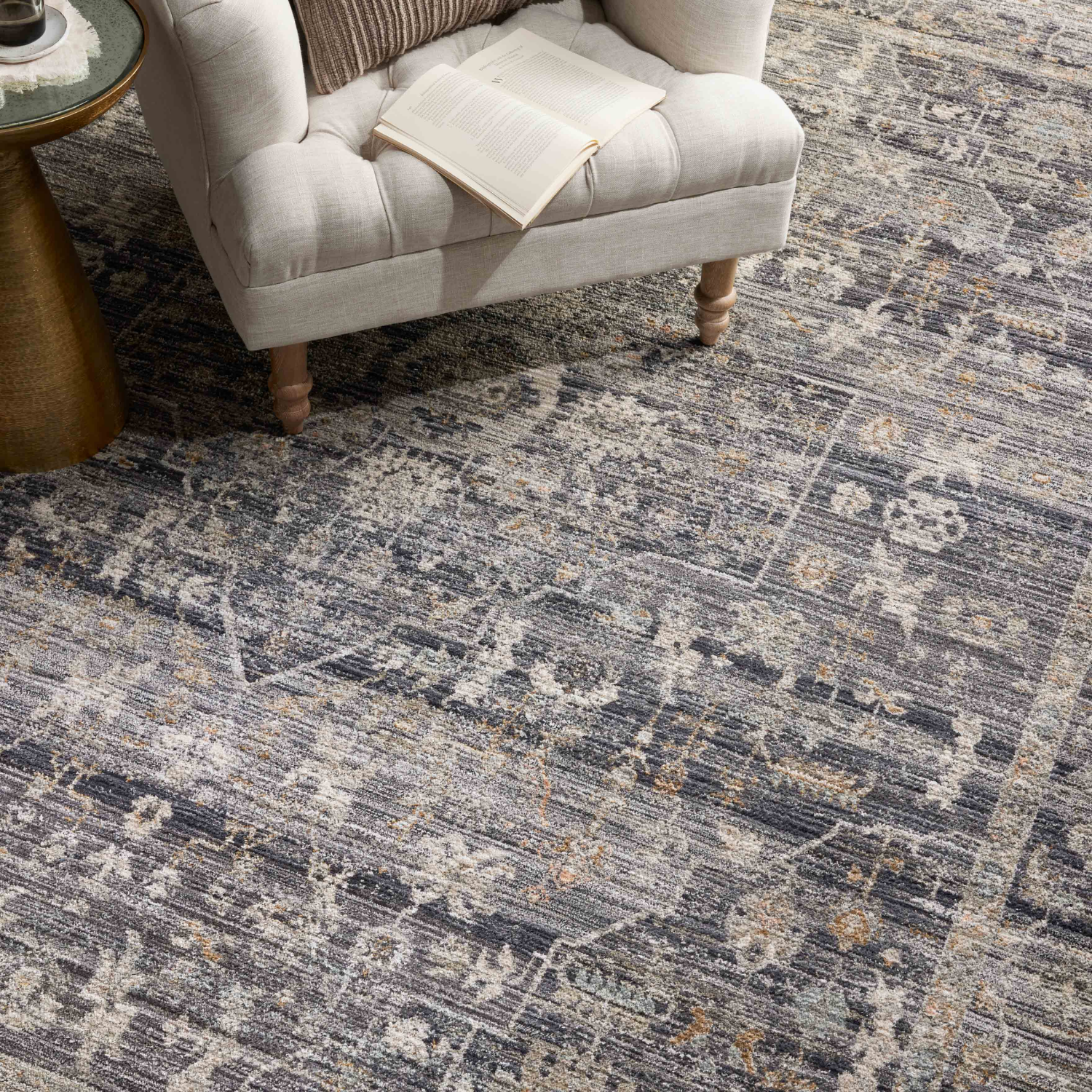Jean Stoffer X Loloi Katherine Midnight/ Tobacco Rug