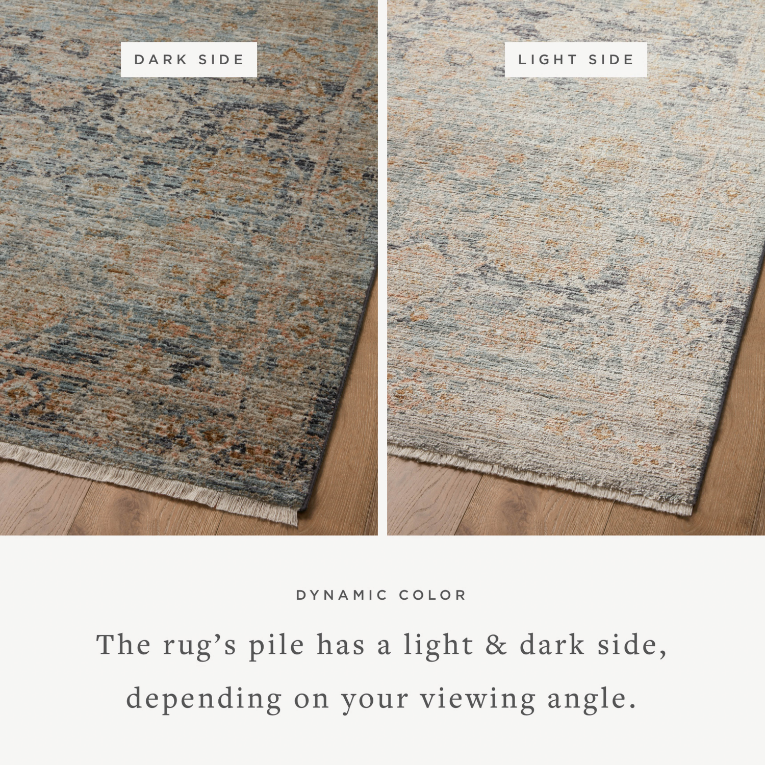 Jean Stoffer X Loloi Katherine Ocean/ Coral Rug