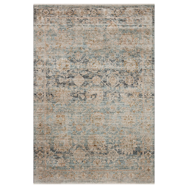 Jean Stoffer X Loloi Katherine Ocean/ Coral Rug