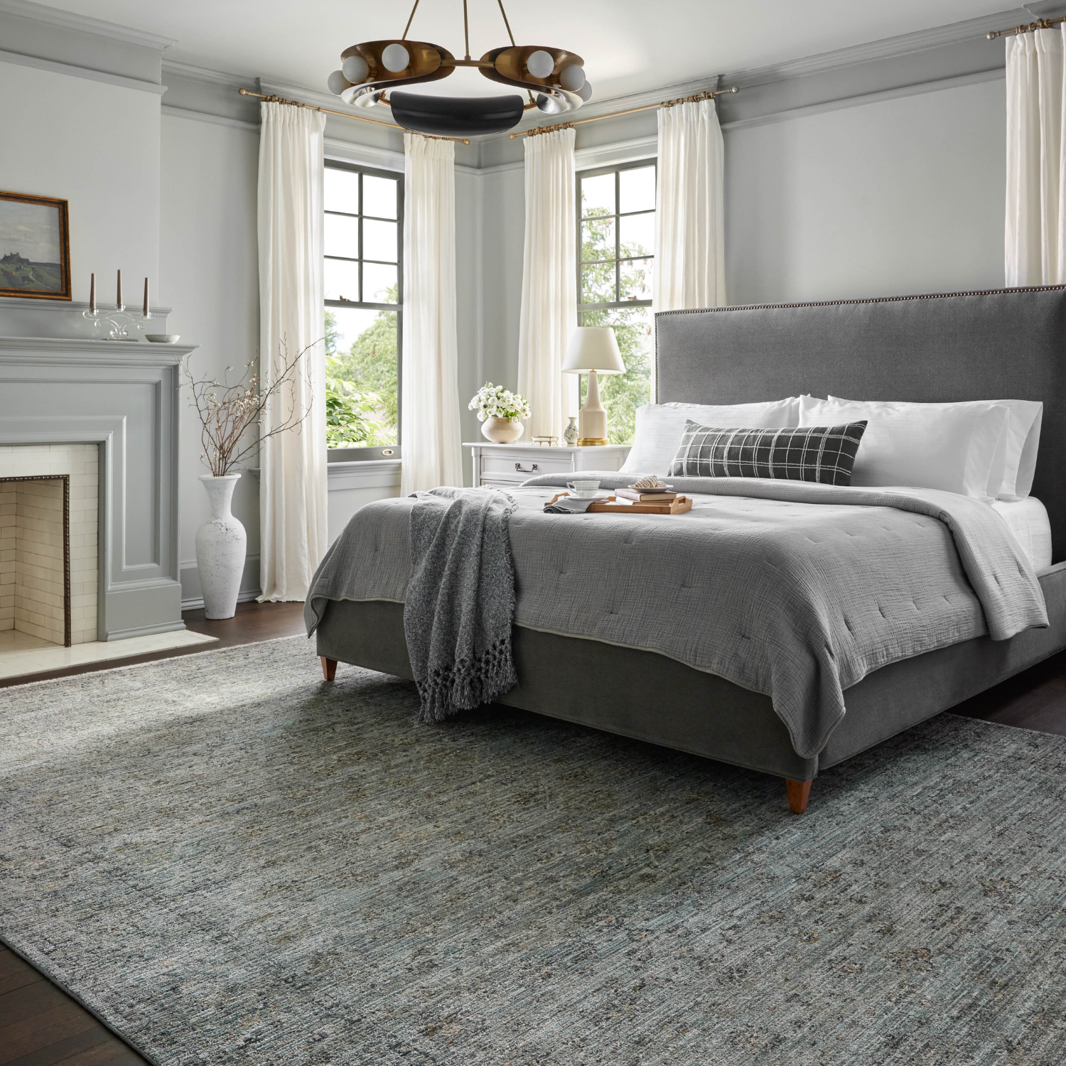 Jean Stoffer X Loloi Katherine Ocean/ Gold Rug