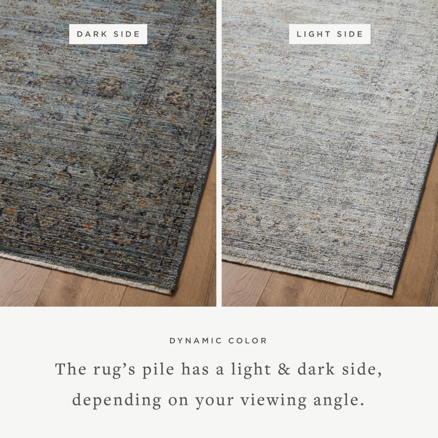Jean Stoffer X Loloi Katherine Ocean/ Gold Rug