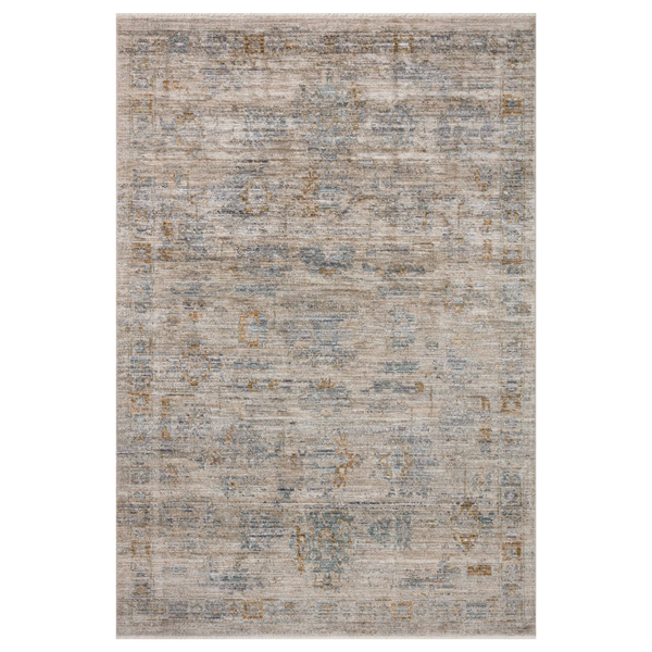 Jean Stoffer X Loloi Katherine Pebble/ Ocean Rug