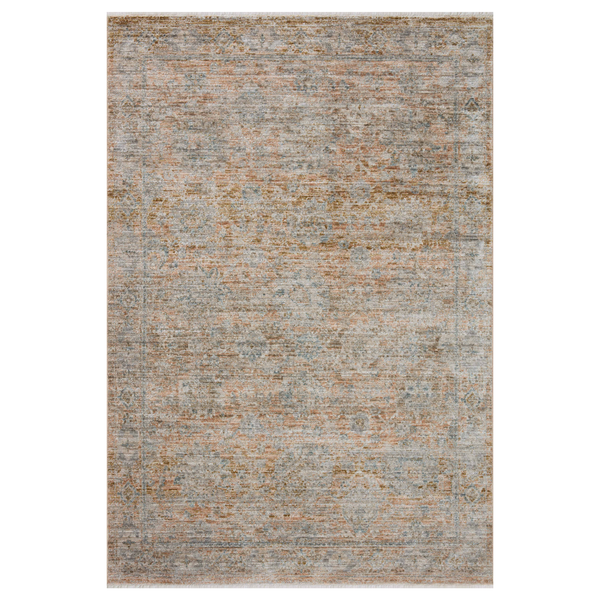 Jean Stoffer X Loloi Katherine Terracotta/ Smoke Rug