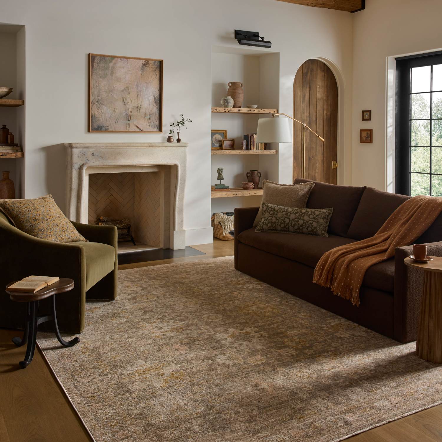 Loloi Elora Bark/ Spice Rug