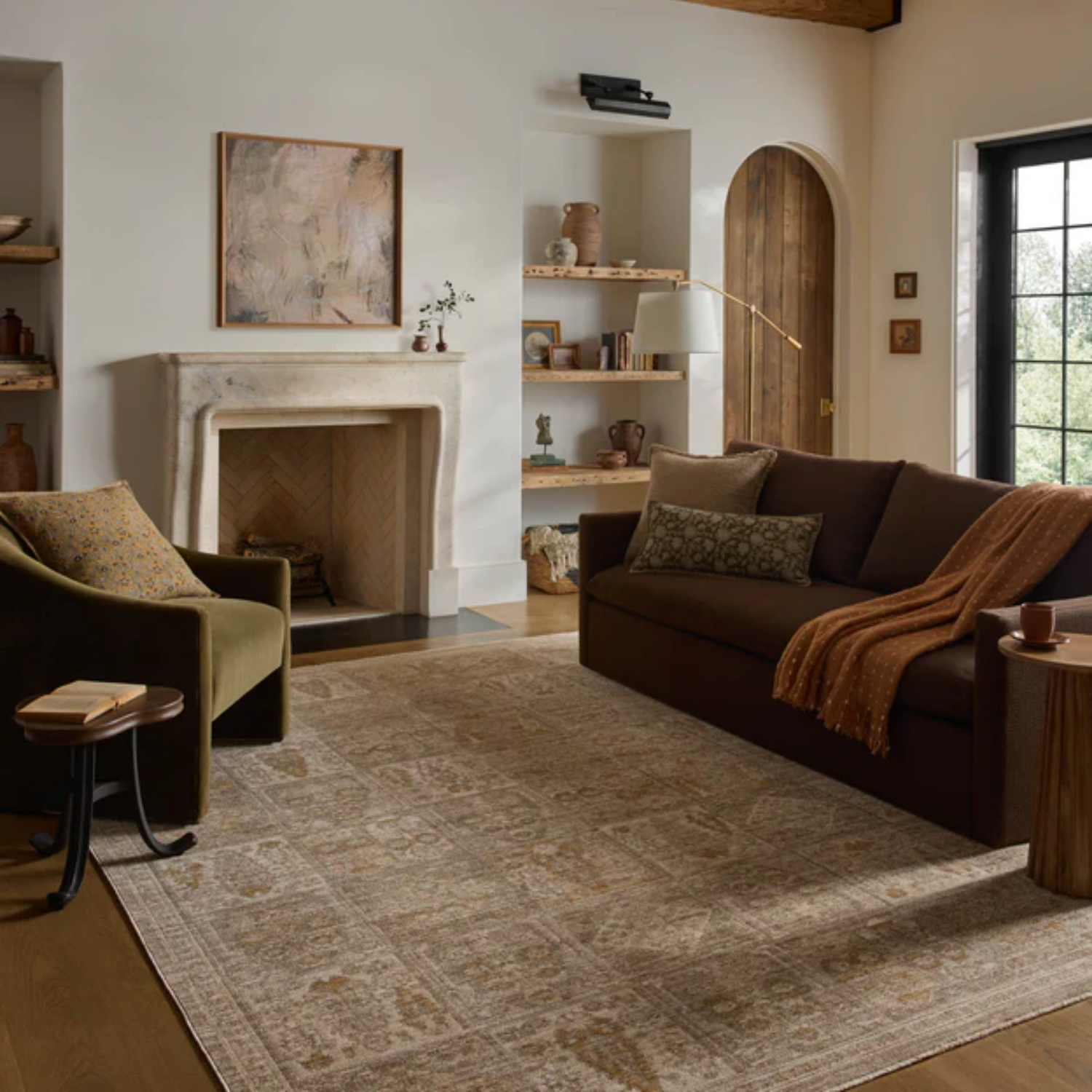 Loloi Elora Mushroom/ Ocher Rug