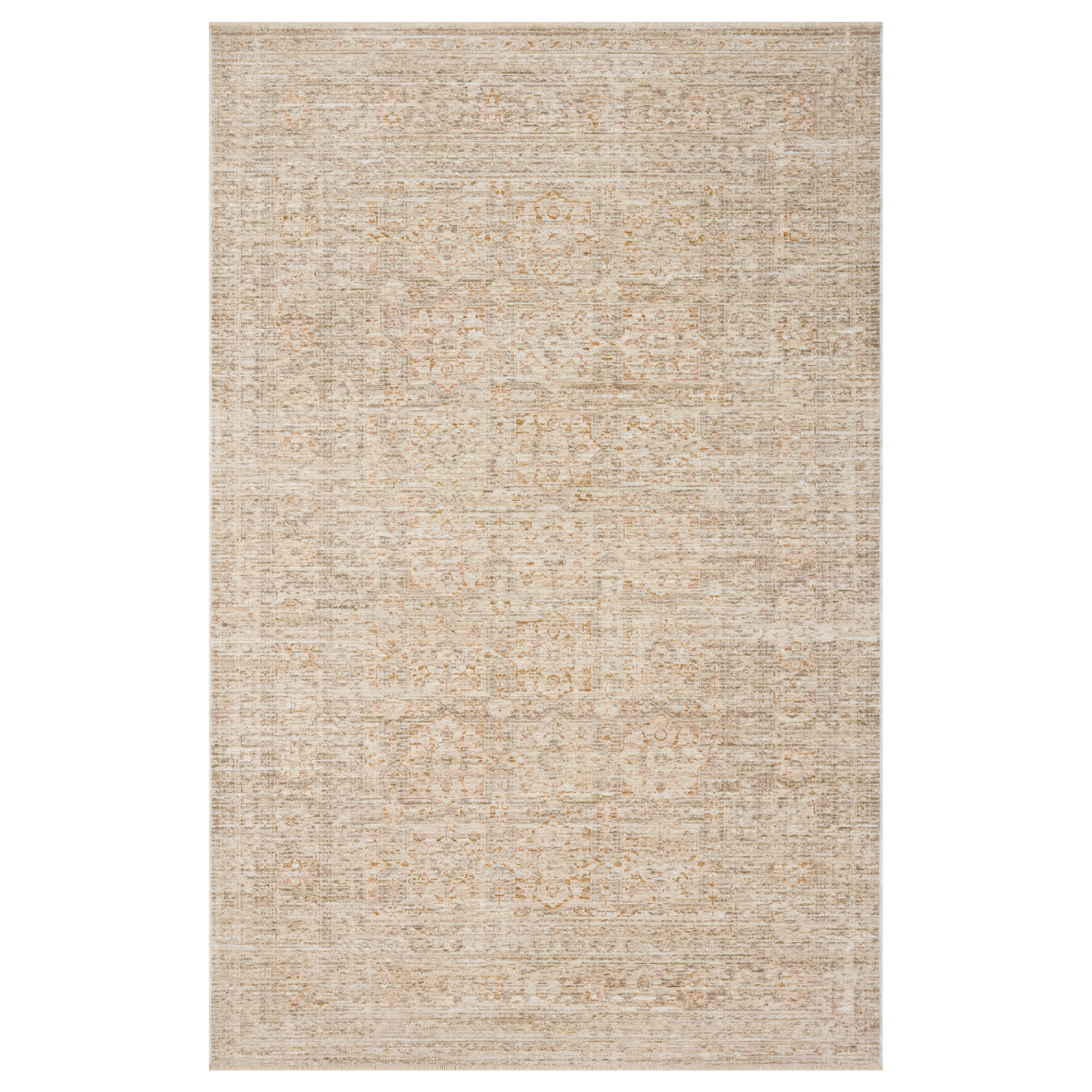 Loloi Elora Natural/ Terracotta Rug