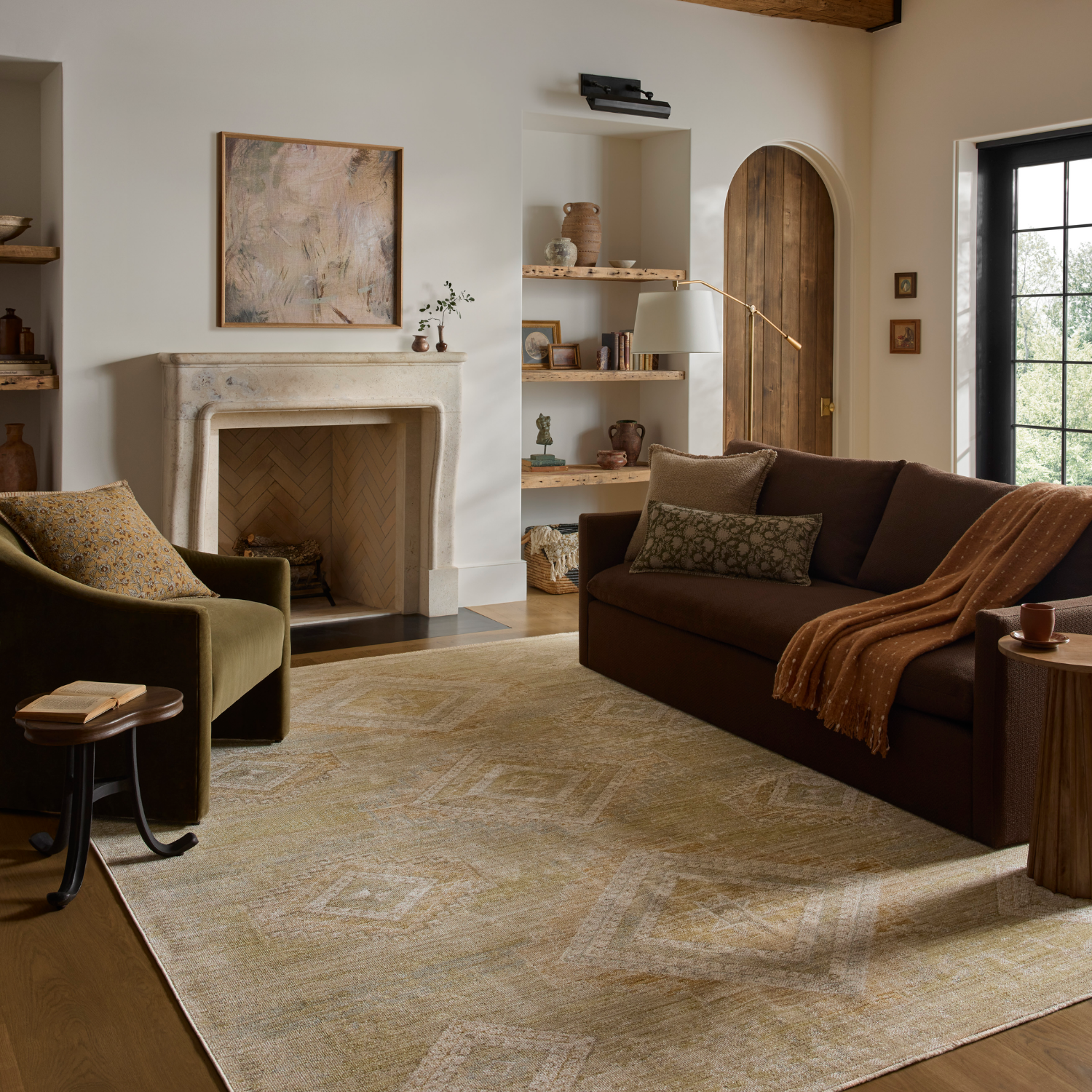 Loloi Elora Pistachio/ Clay Rug