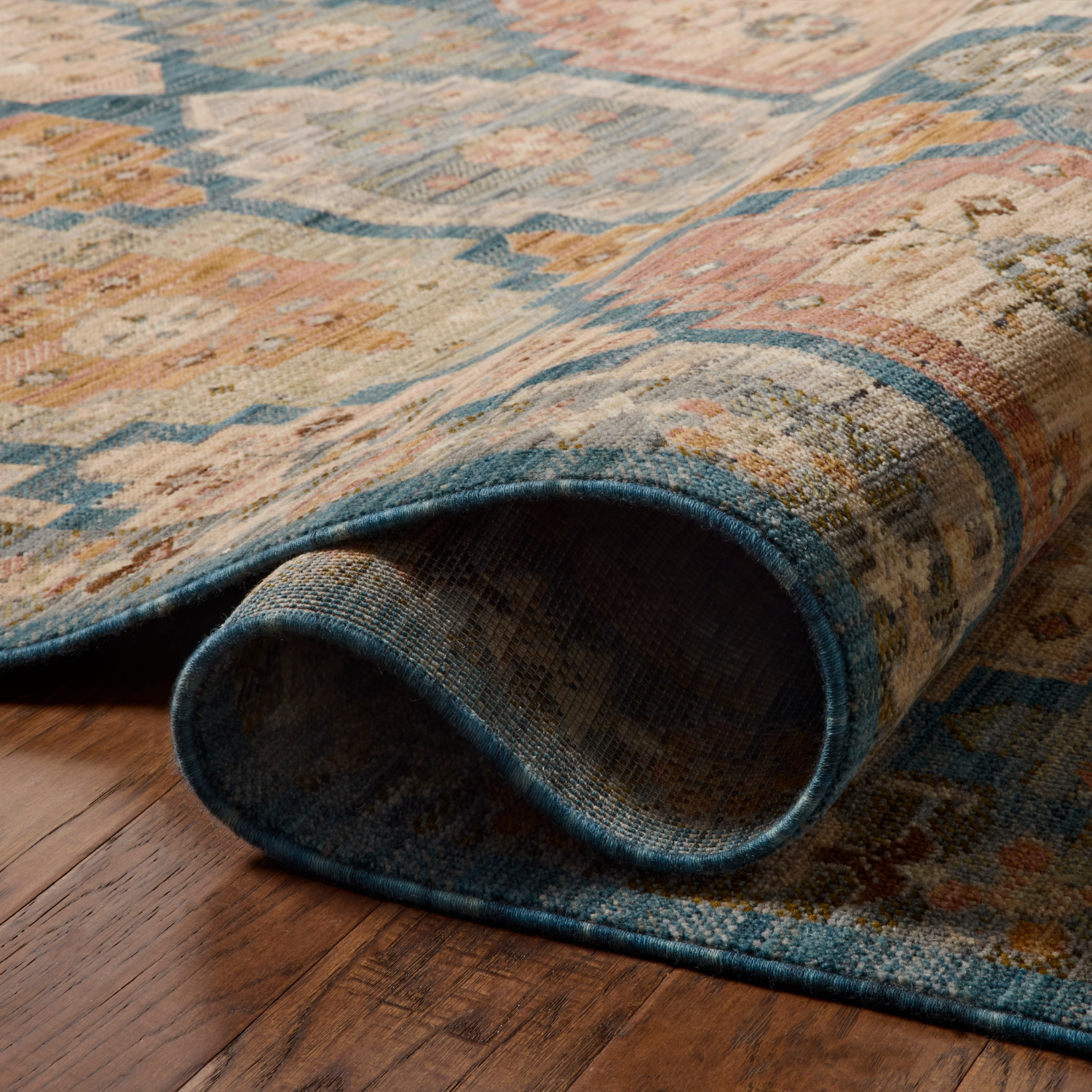 Loloi Reign Blue/ Multi Wool Rug