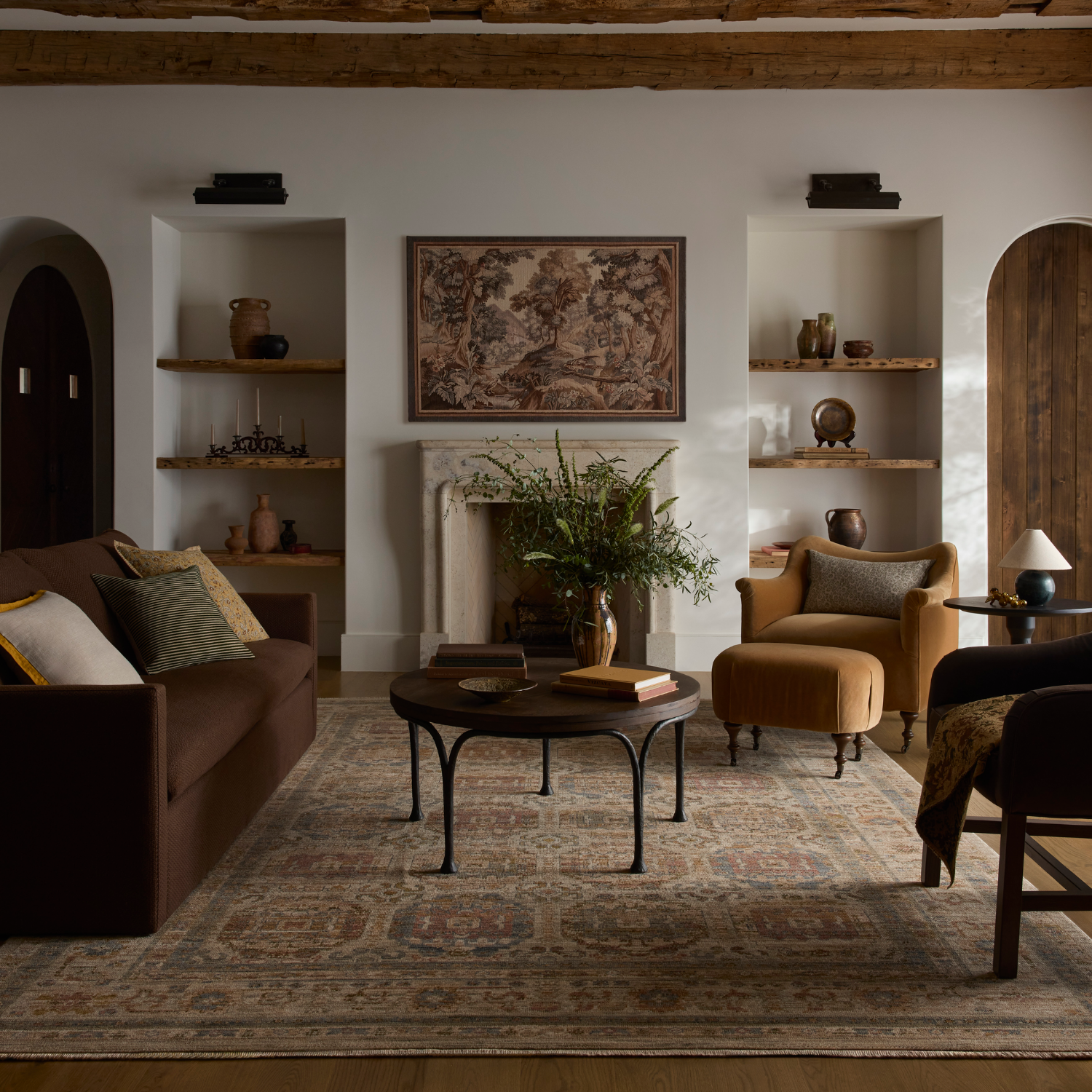 Loloi Reign Dove/ Multi Wool Rug