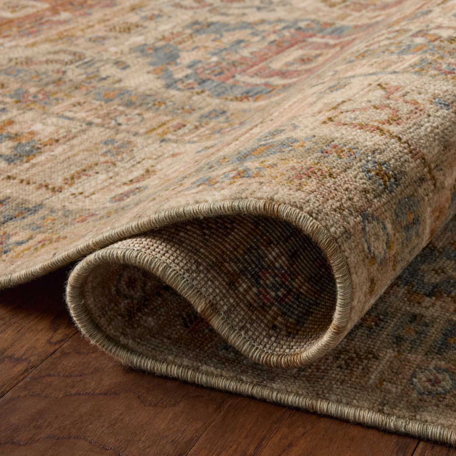 Loloi Reign Dove/ Multi Wool Rug