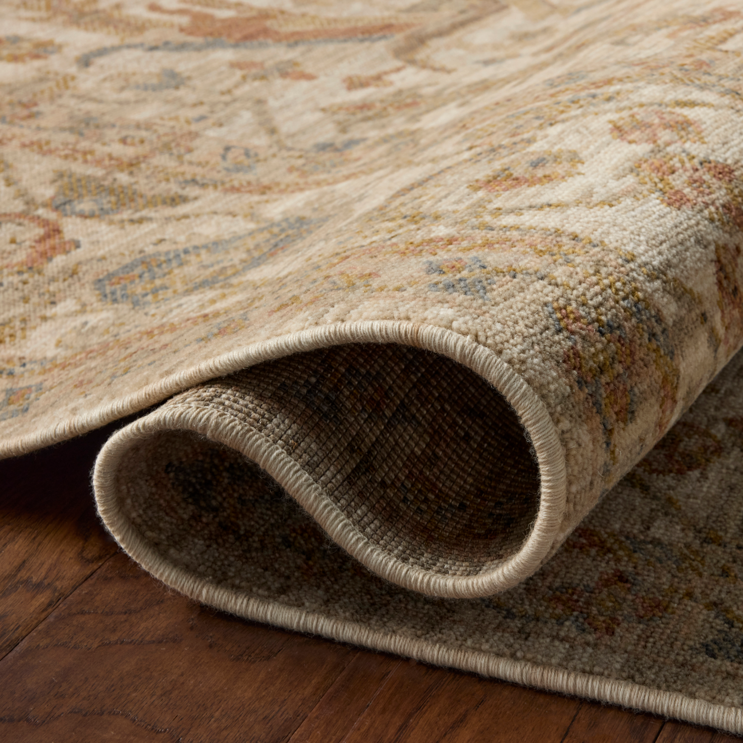 Loloi Reign Ivory/ Sunset Wool Rug