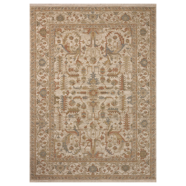 Loloi Reign Ivory/ Sunset Wool Rug