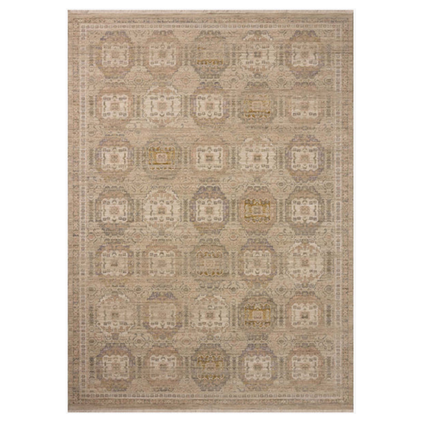 Loloi Reign Linen/ Lilac Wool Rug