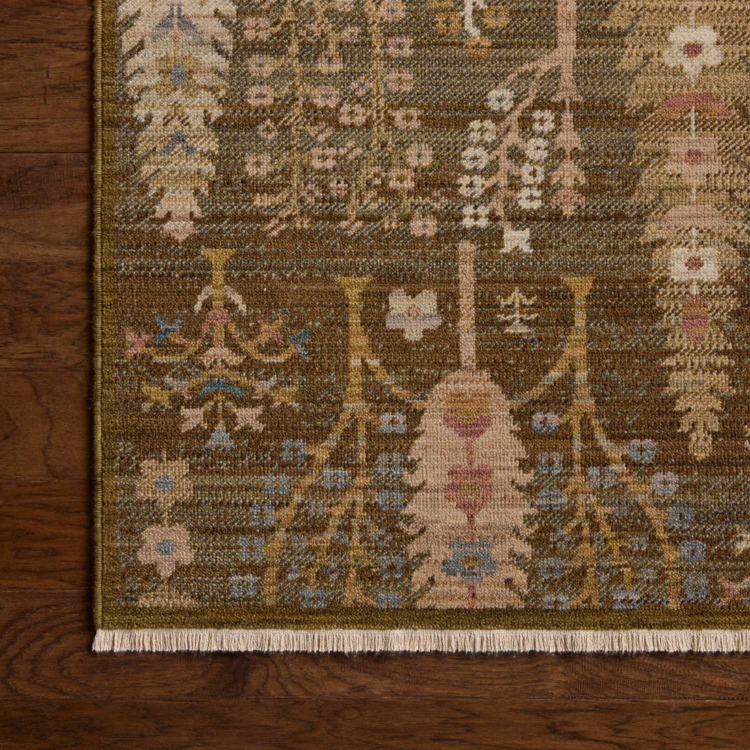 Loloi Reign Moss/ Multi Wool Rug