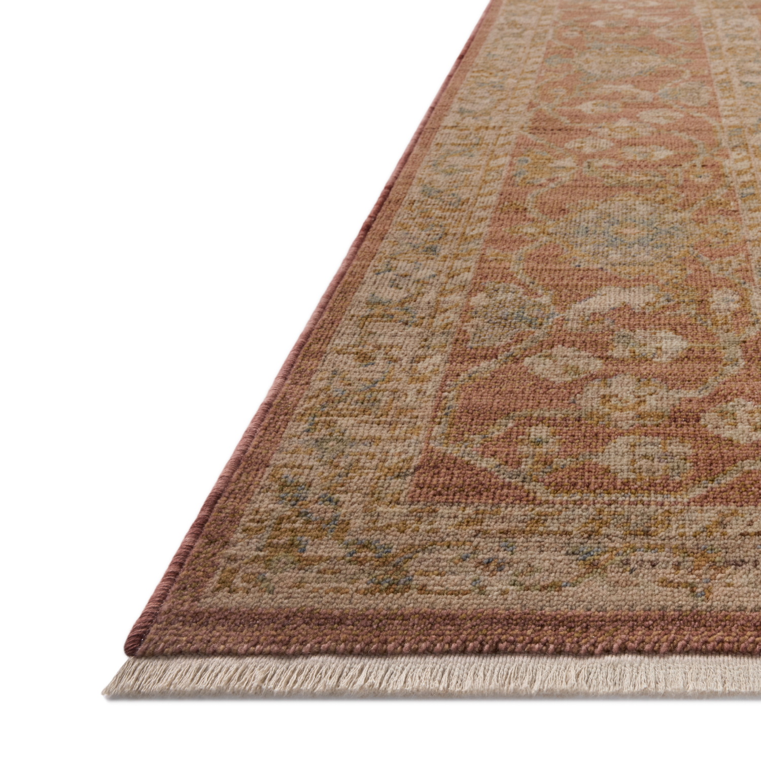 Loloi Reign Terracotta/ Sky Wool Rug