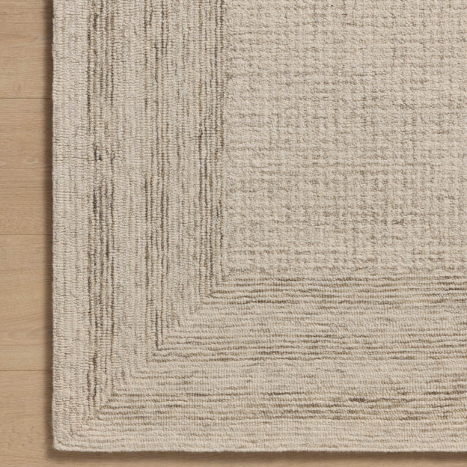 Amber Lewis x Loloi Windsor Ivory/Stone Wool Rug