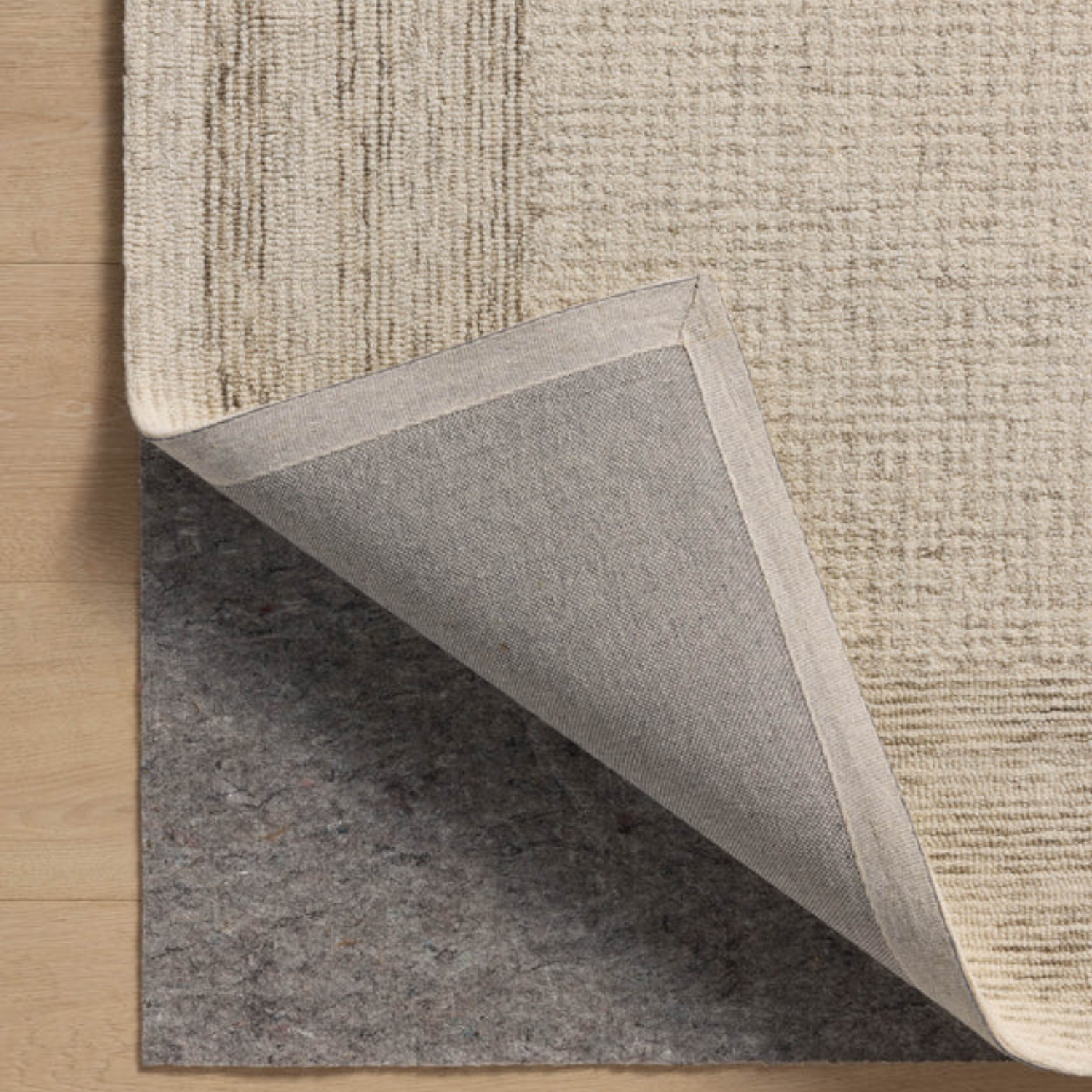 Amber Lewis x Loloi Windsor Ivory/Stone Wool Rug