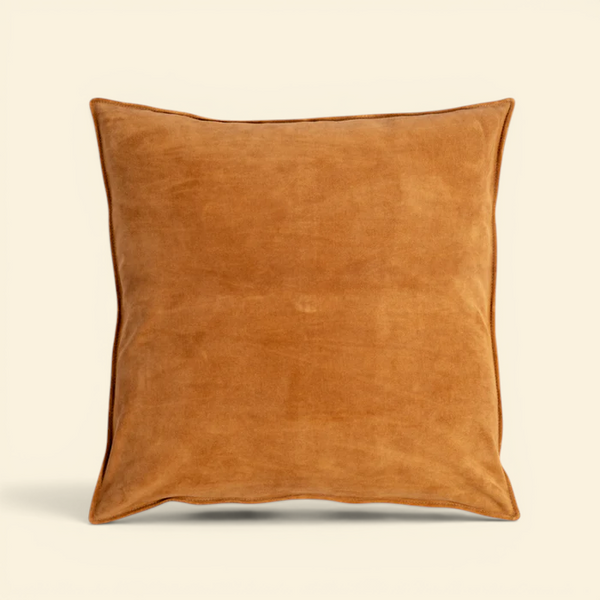 Suede Toss Pillow - Cognac