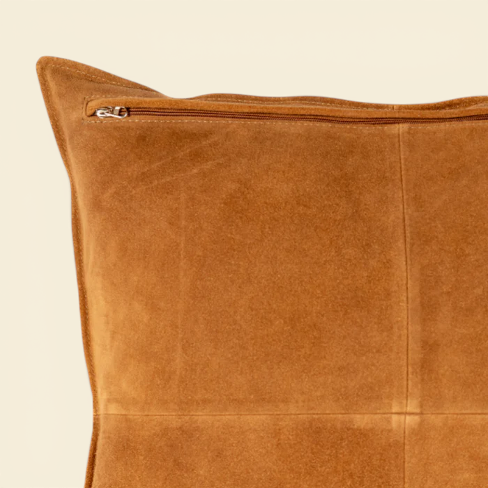 Suede Toss Pillow - Cognac