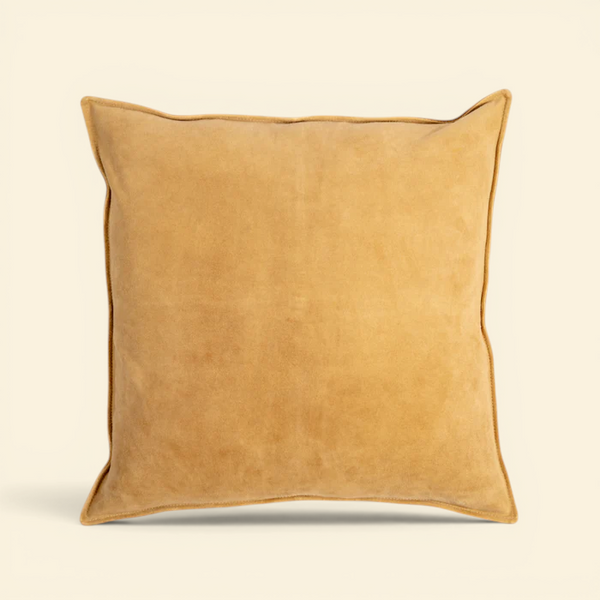 Suede Toss Pillow - Camel